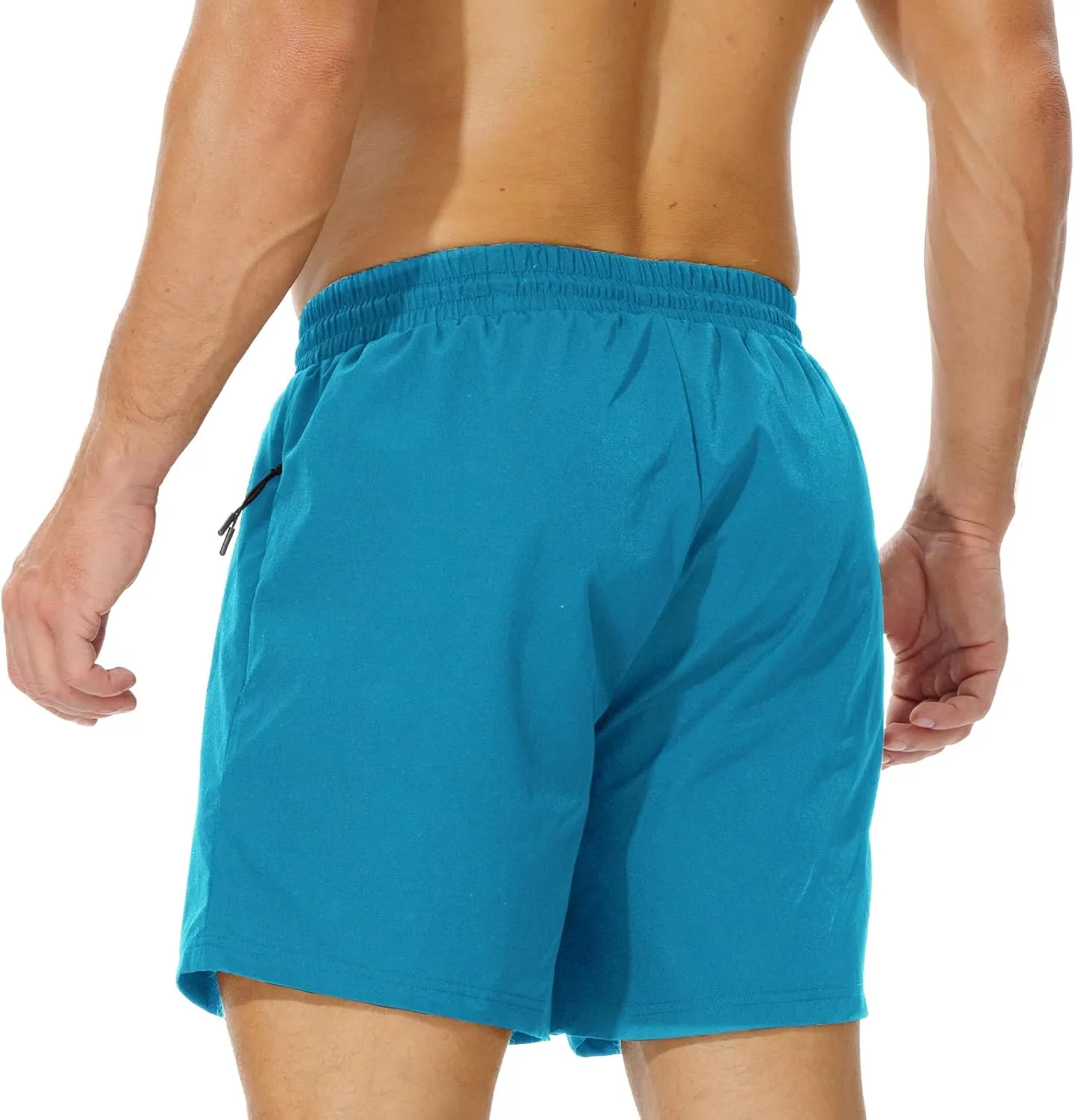 AIMPACT Men's Athletic Running Shorts Nylon Quick Dry Sports Tennis Shorts 5 Inch Lightweight Workout Gym Active Basketball