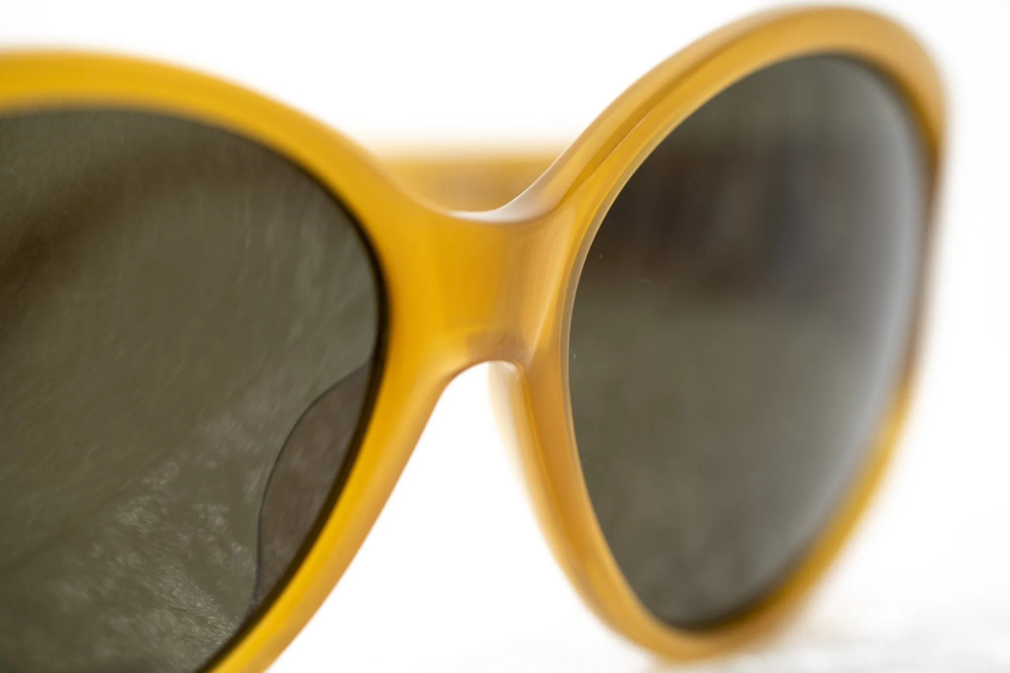 Ann Demeulemeester Ladies Sunglasses Oversized Honey and Green AD6C5SUN