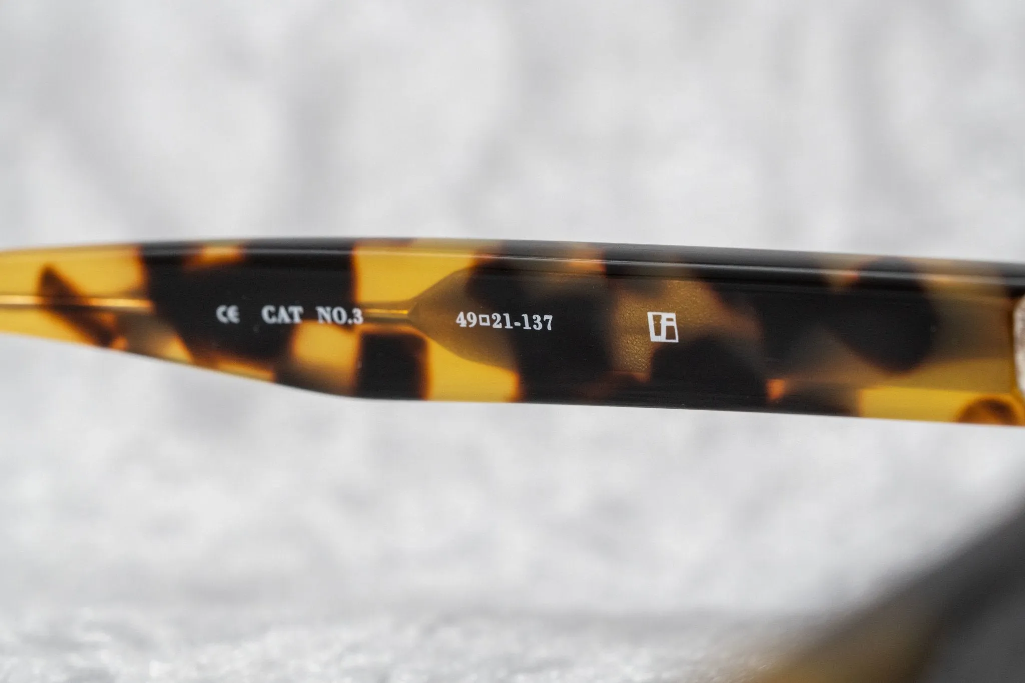 Ann Demeulemeester Men's Sunglasses Flat Top Tortoise Shell and Grey AD10C2SUN