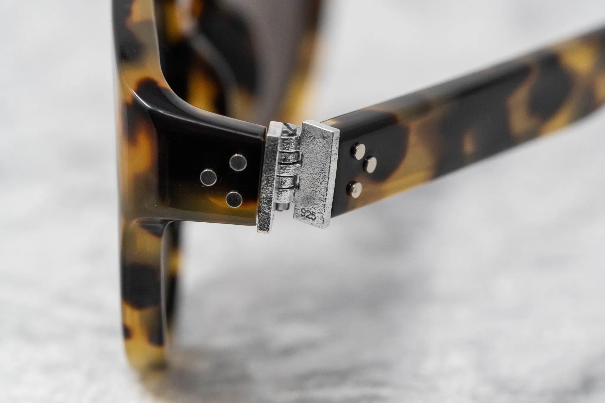 Ann Demeulemeester Men's Sunglasses Flat Top Tortoise Shell and Grey AD10C2SUN