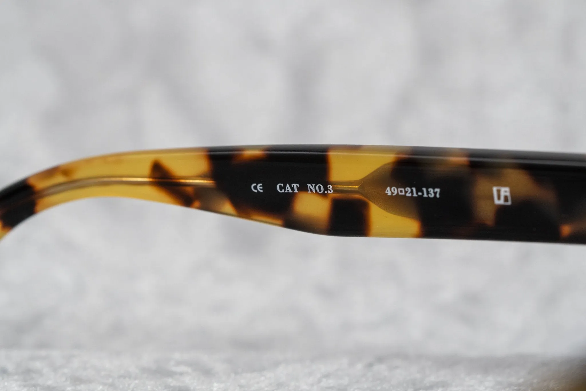 Ann Demeulemeester Men's Sunglasses Flat Top Tortoise Shell and Grey AD10C2SUN