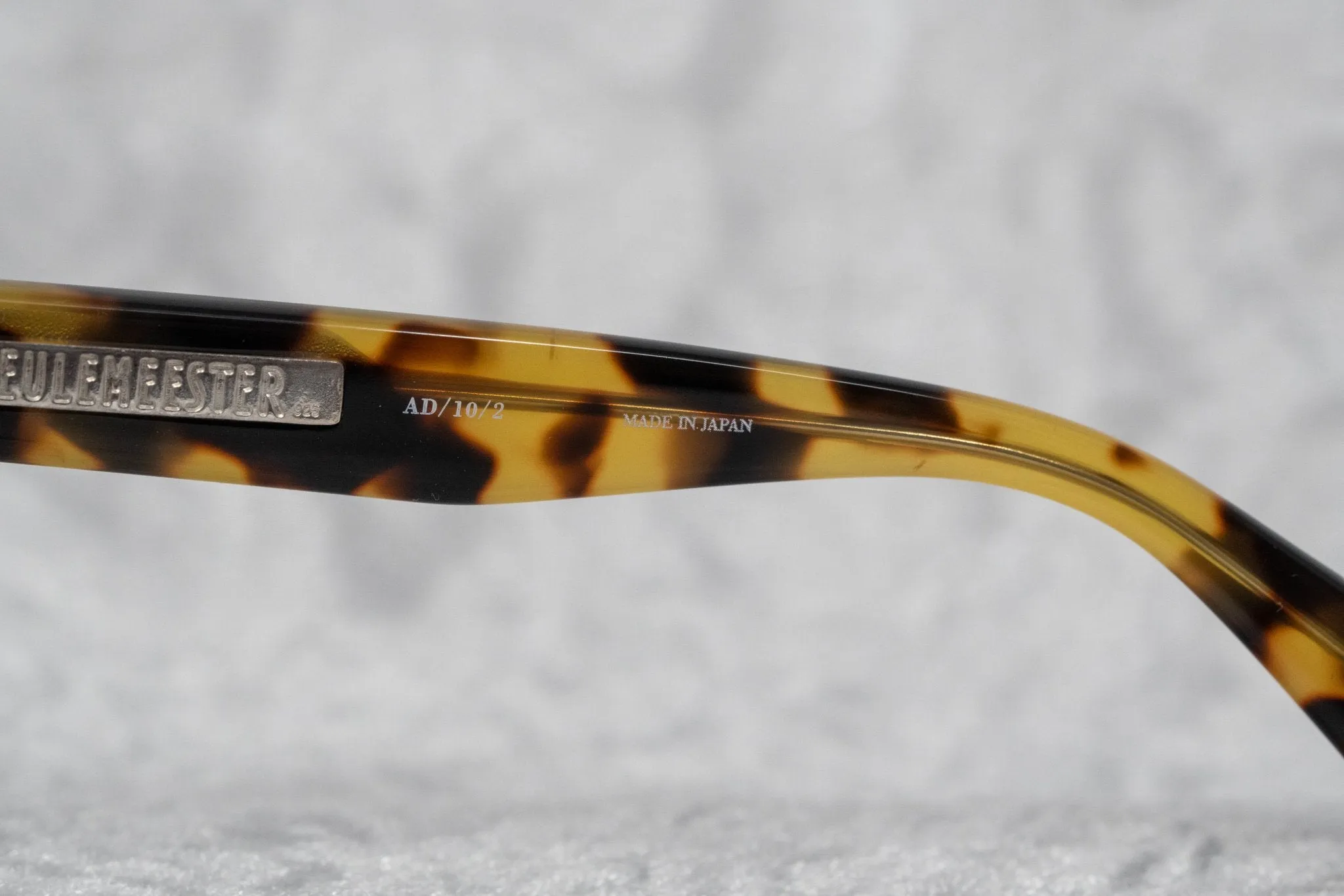 Ann Demeulemeester Men's Sunglasses Flat Top Tortoise Shell and Grey AD10C2SUN