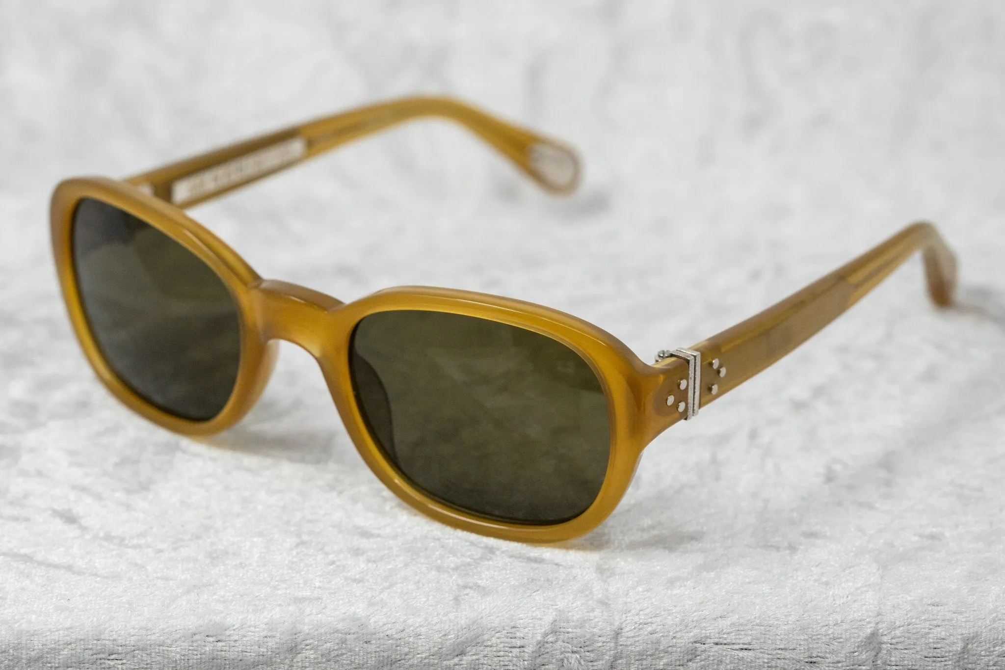 Ann Demeulemeester Sunglasses Oval Honey and Green