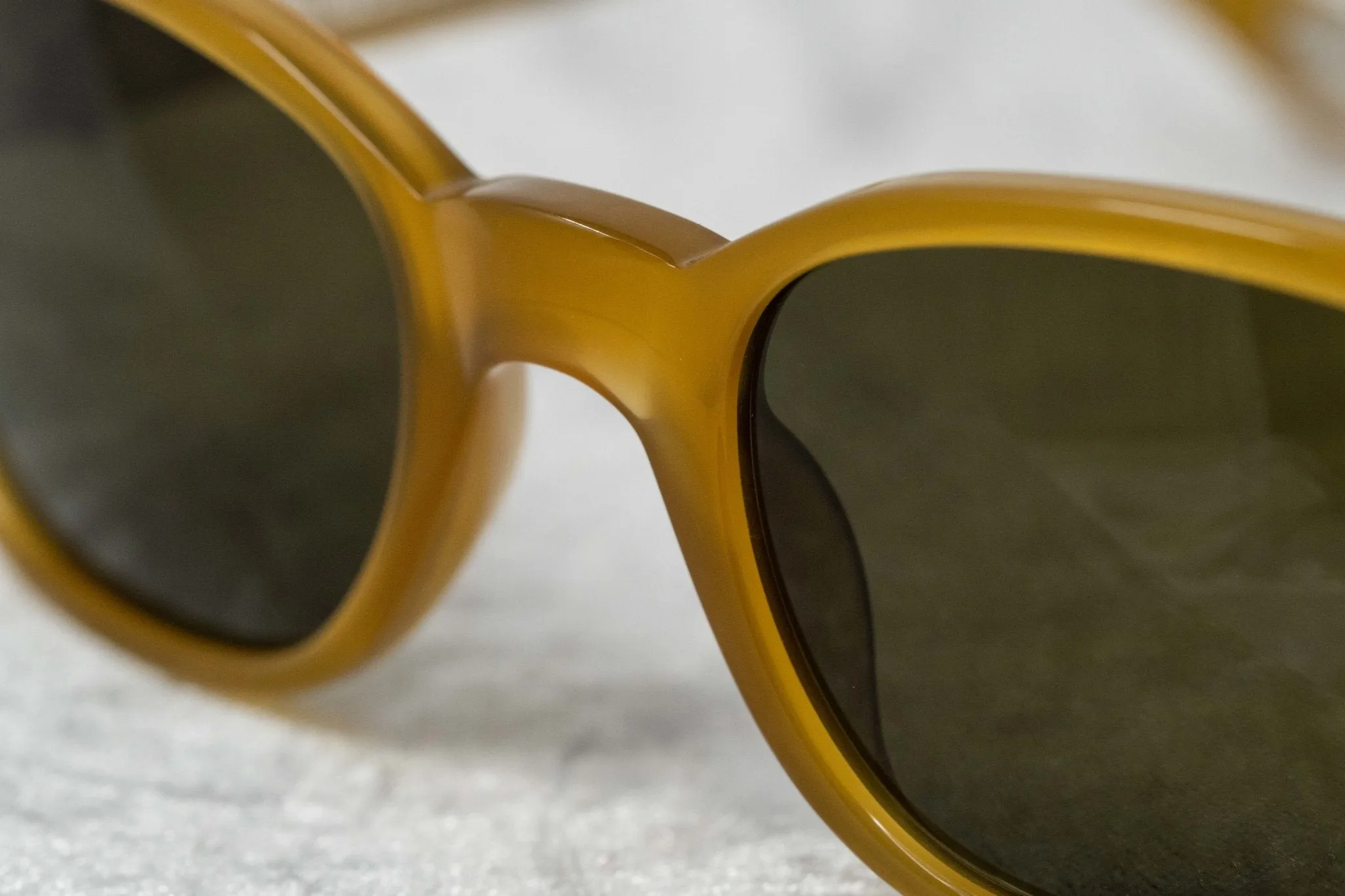 Ann Demeulemeester Sunglasses Oval Honey and Green