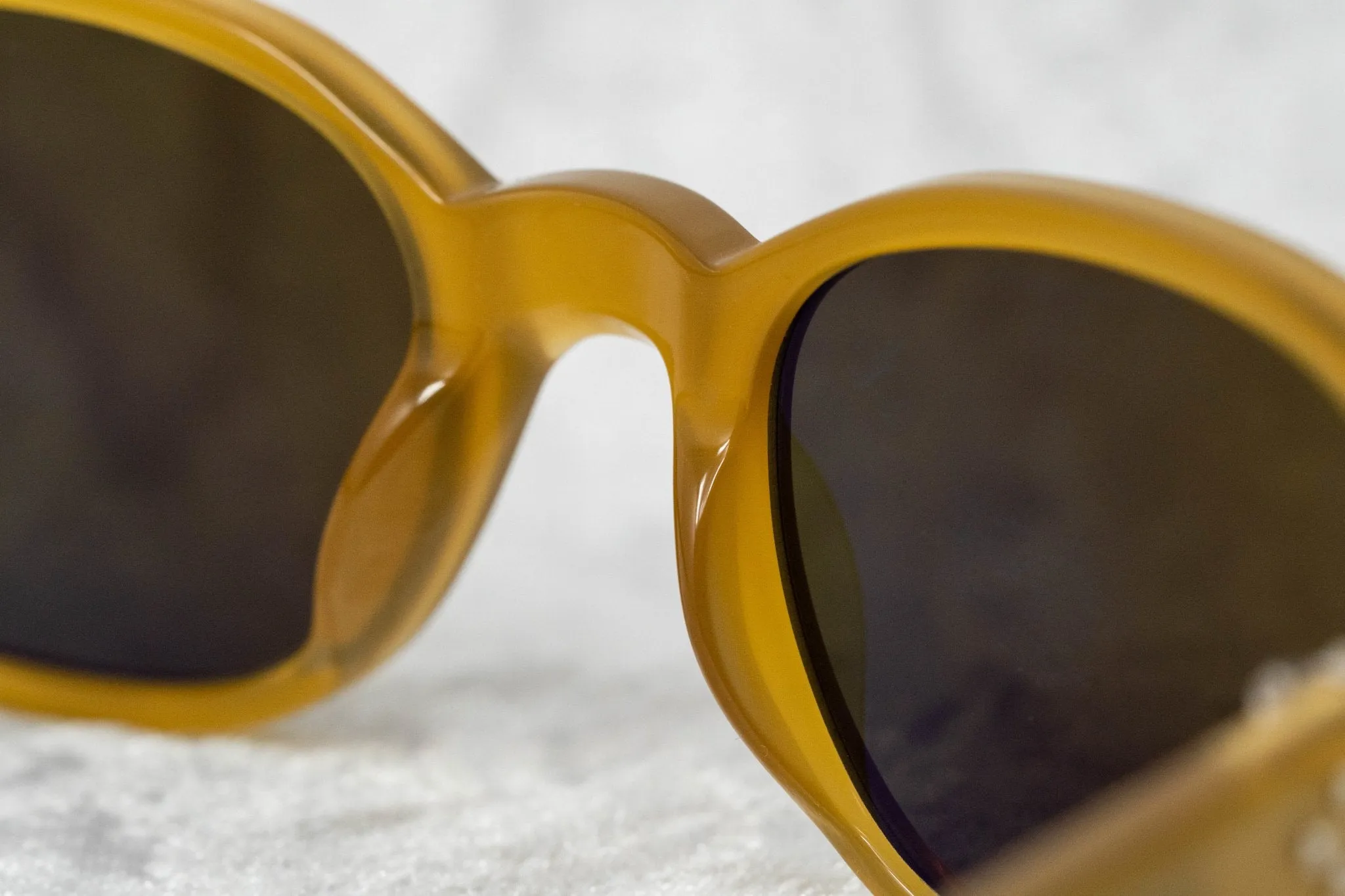 Ann Demeulemeester Sunglasses Oval Honey and Green