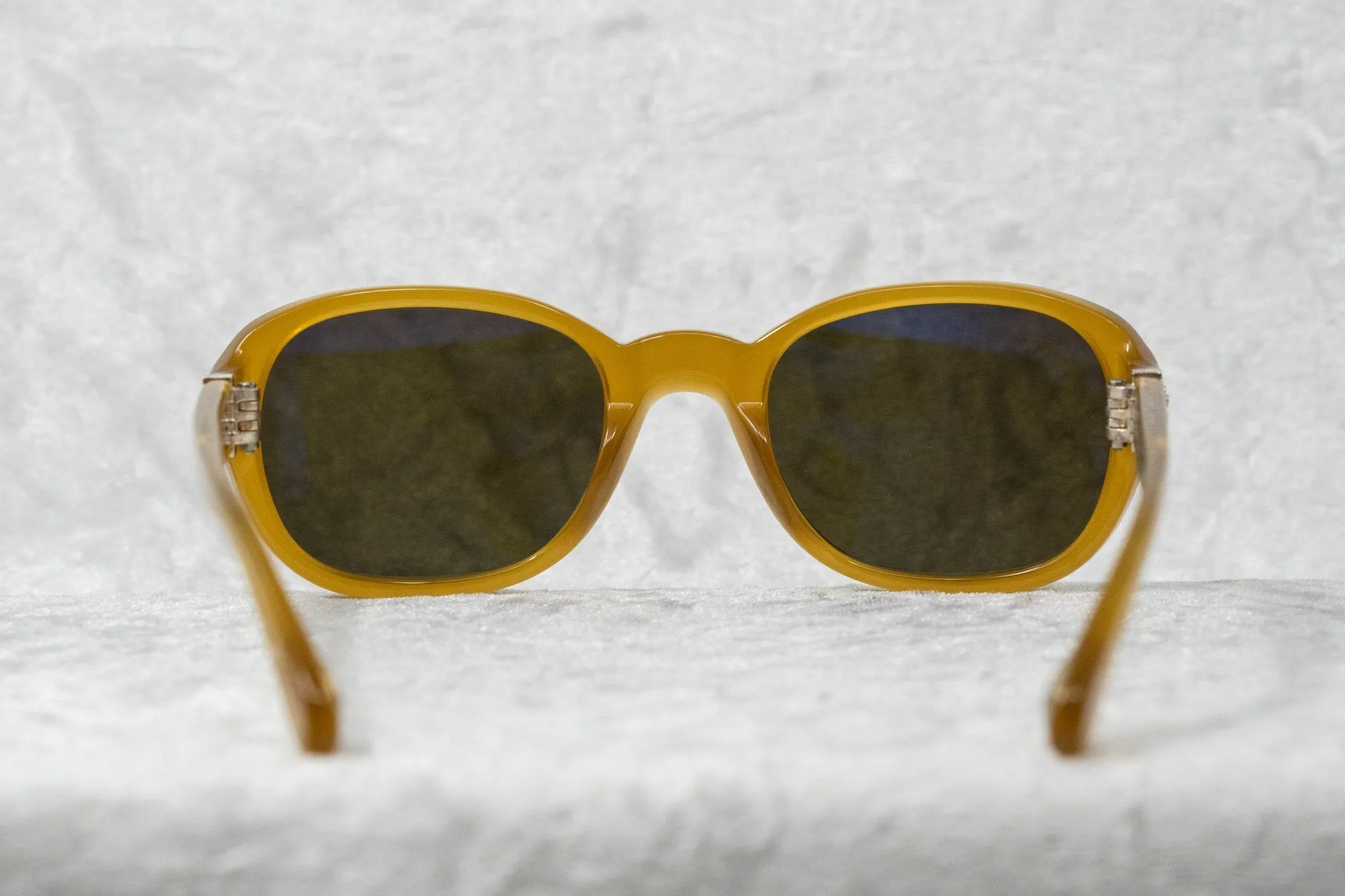 Ann Demeulemeester Sunglasses Oval Honey and Green