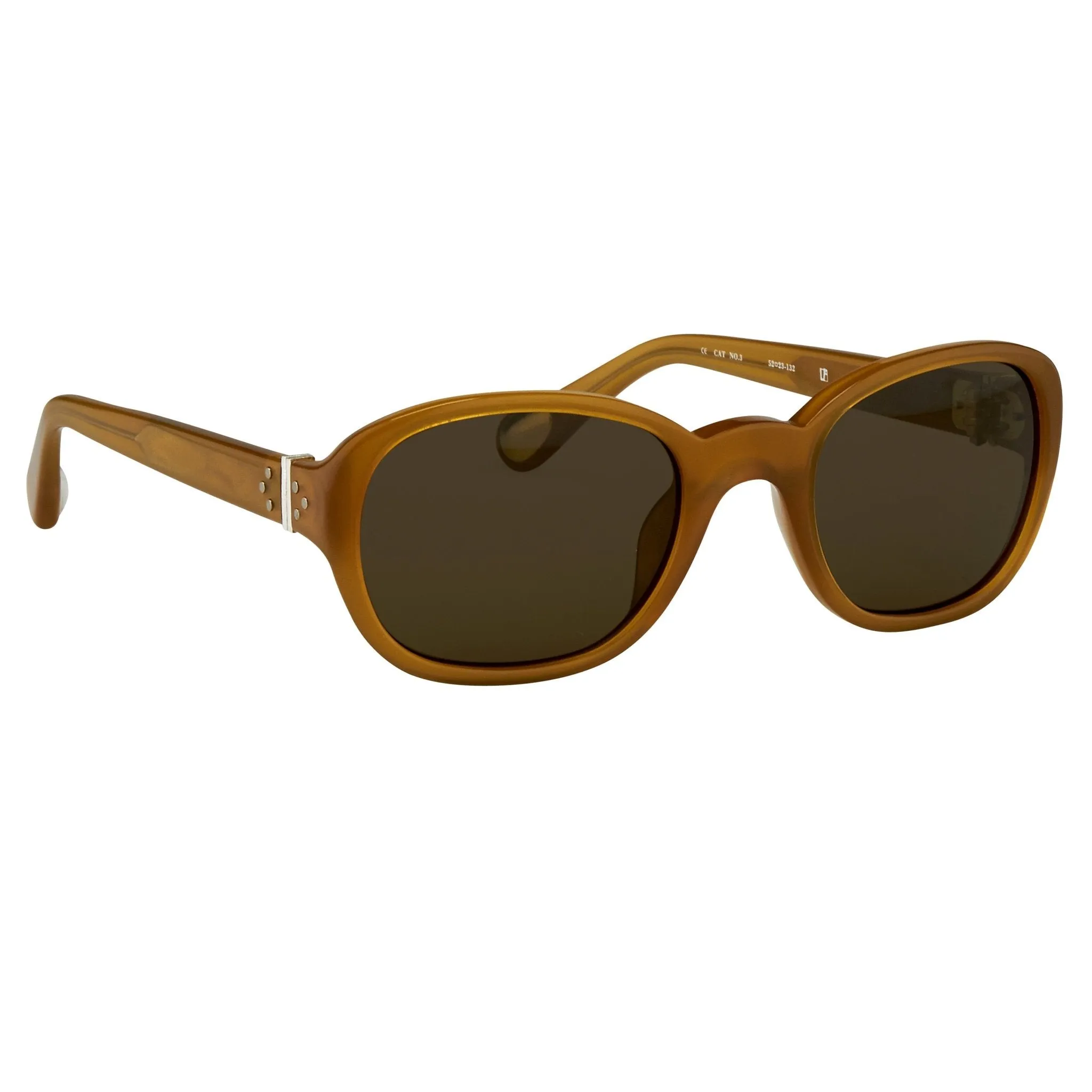 Ann Demeulemeester Sunglasses Oval Honey and Green