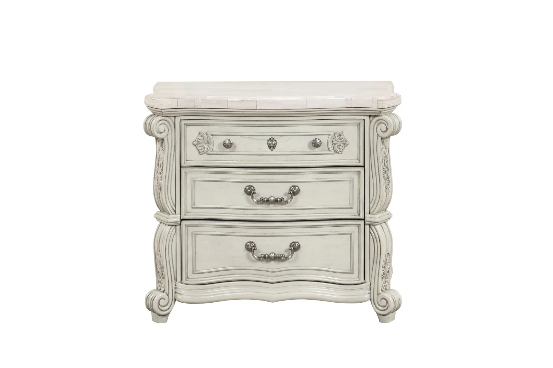 Bianello - Nightstand - Vintage Ivory