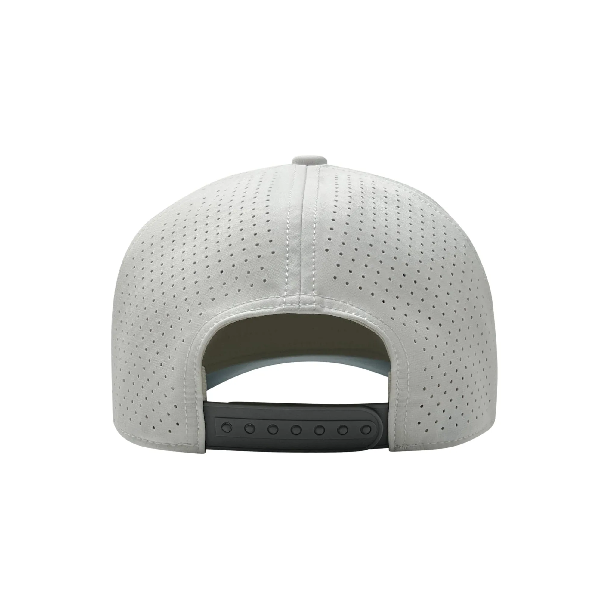 BRUCE BOLT Standard 5-Panel Snapback Hat - WHITE