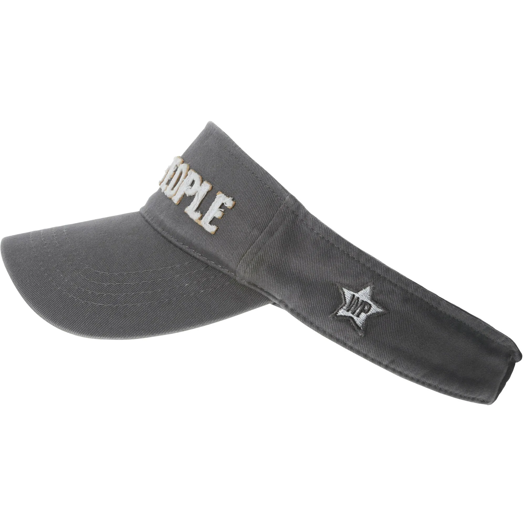 Camping People Dark Gray Adjustable Visor Hat
