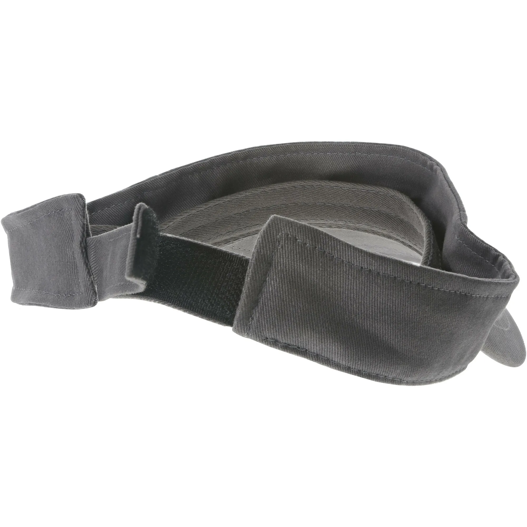 Camping People Dark Gray Adjustable Visor Hat