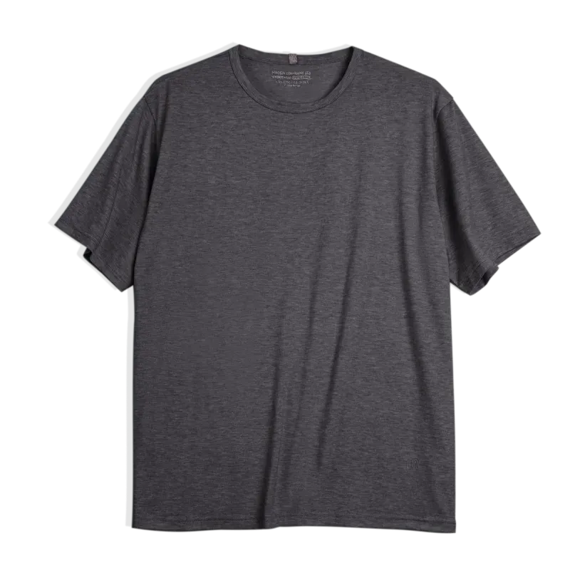 Casual Breathable Blended Short Sleeve T-shirt for Men - Comfort Crewneck Undershirts