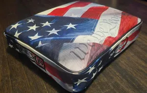 Cornhole Rolling cart seat Cushion. The ZUCUSHY Easily attaches/detaches in Seconds. Ice Skating, disc Golf, Zuca Compatible/Patchable