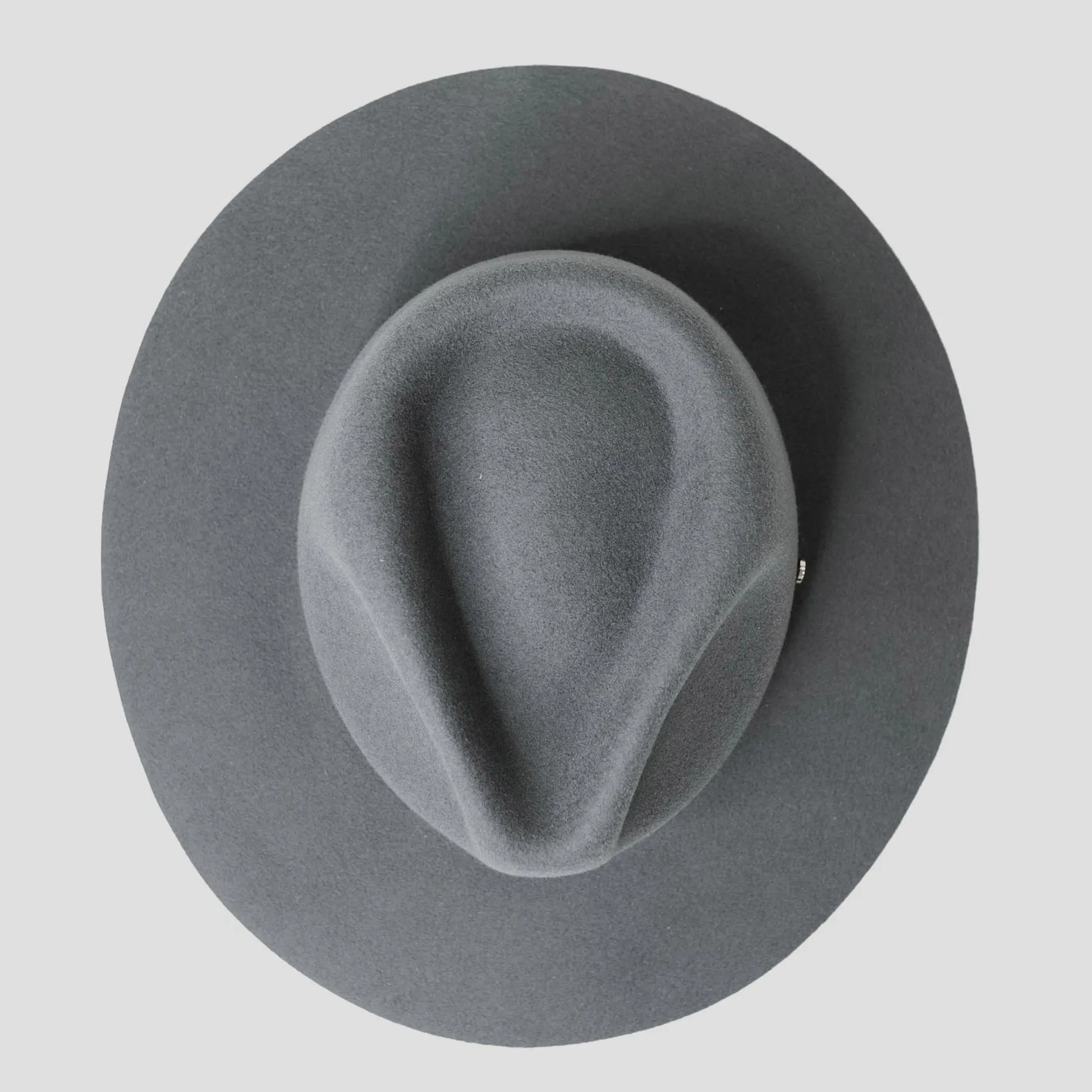 Dapper Men's Felt Fedora Hat–Dark Olive