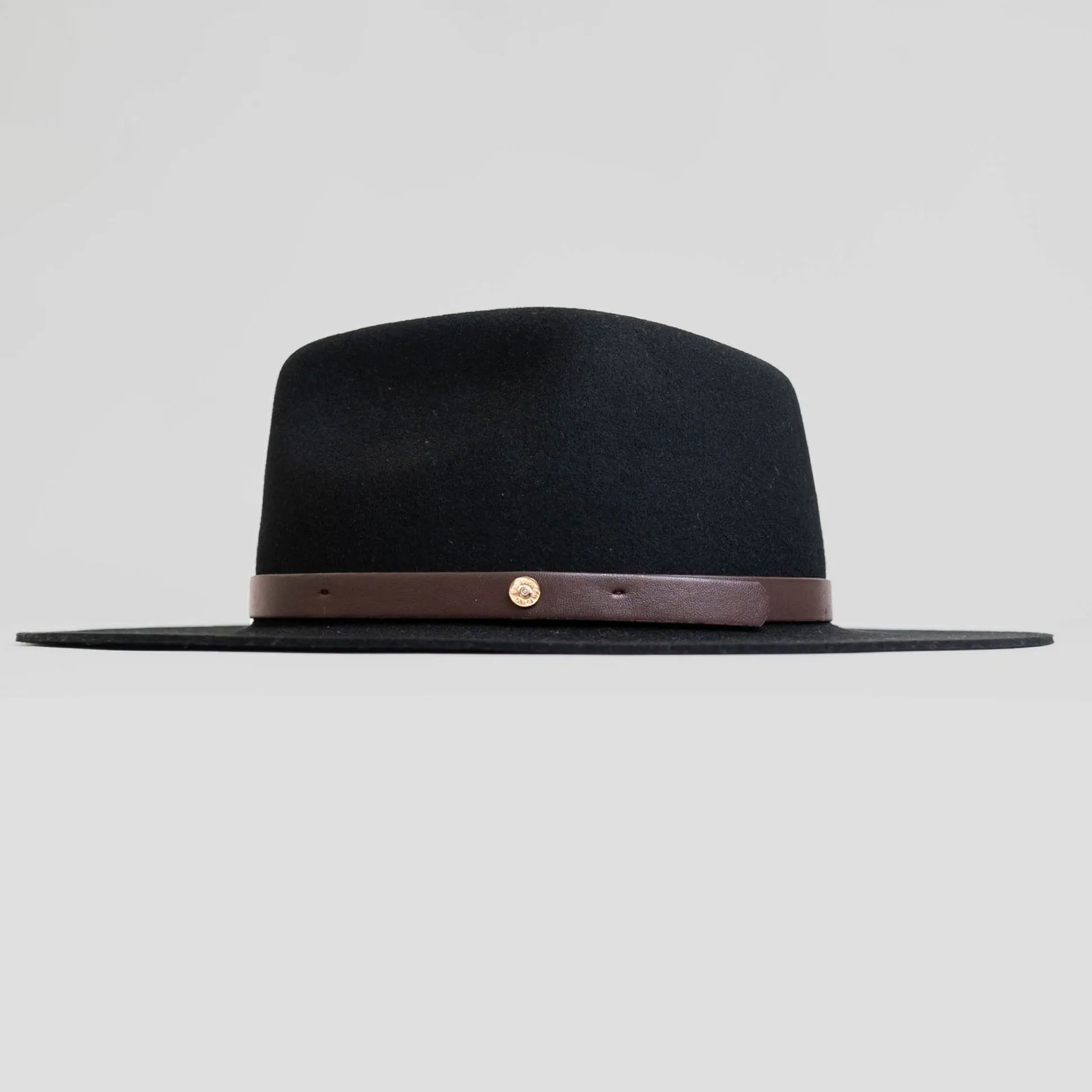 Dapper Men's Felt Fedora Hat–Dark Olive
