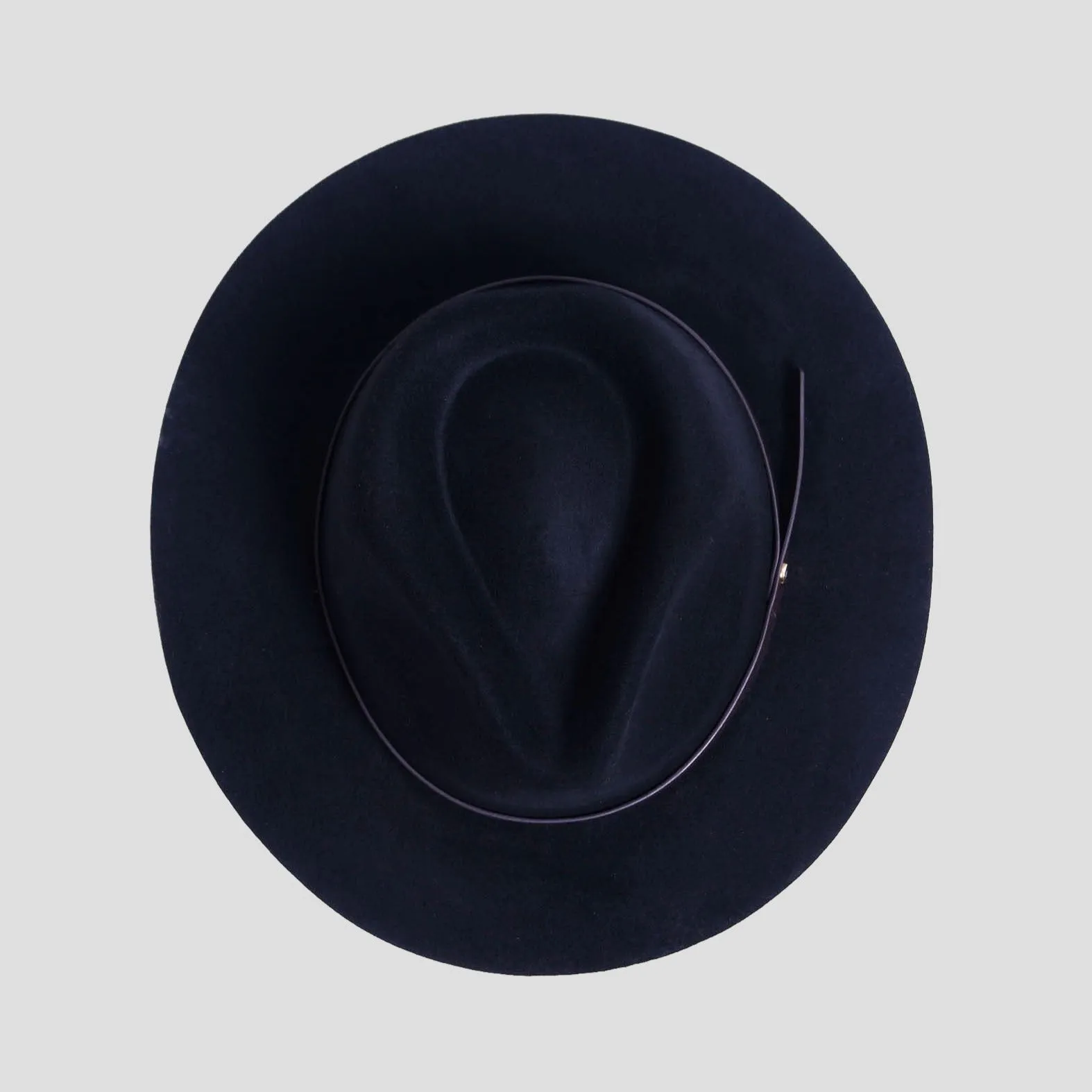 Dapper Men's Felt Fedora Hat–Dark Olive