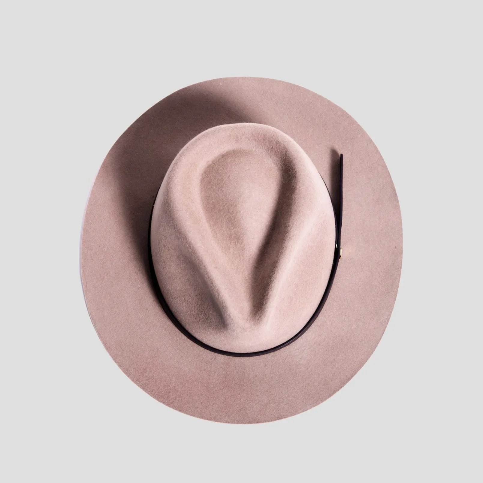 Dapper Men's Felt Fedora Hat–Dark Olive