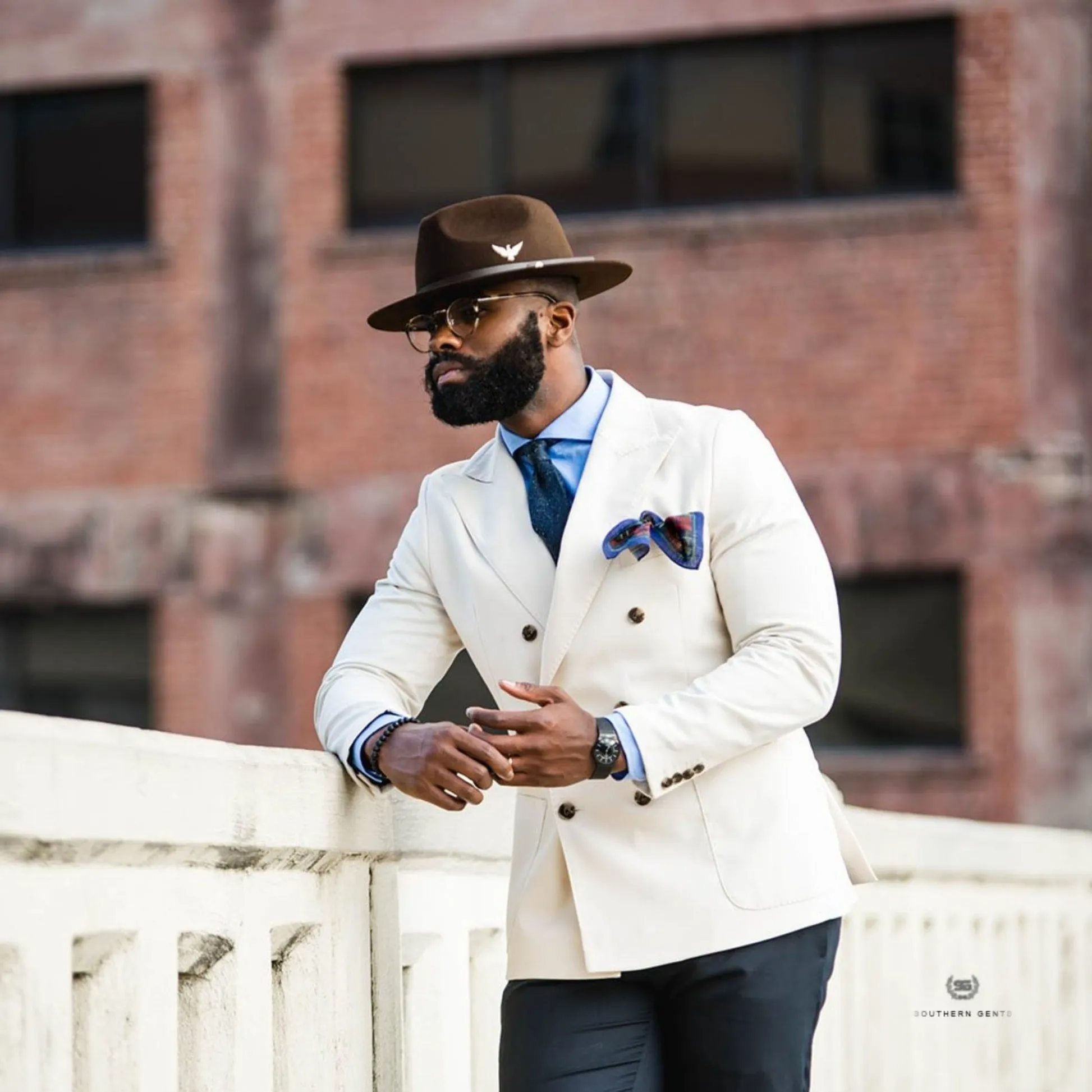 Dapper Men's Felt Fedora Hat–Dark Olive