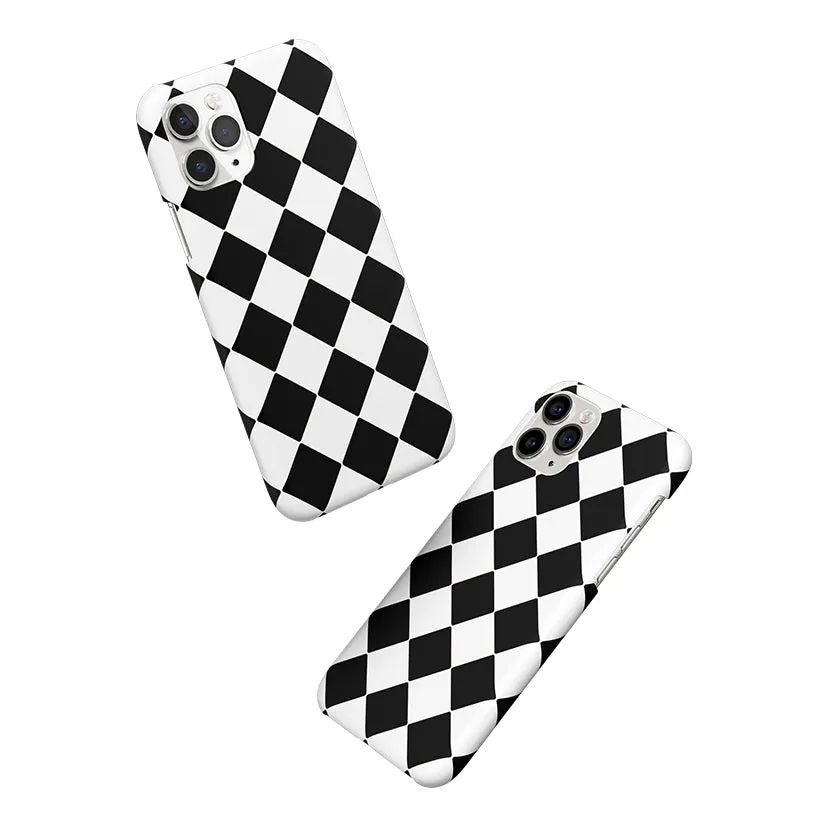 Diamond Check Phone Cover | Matte Case