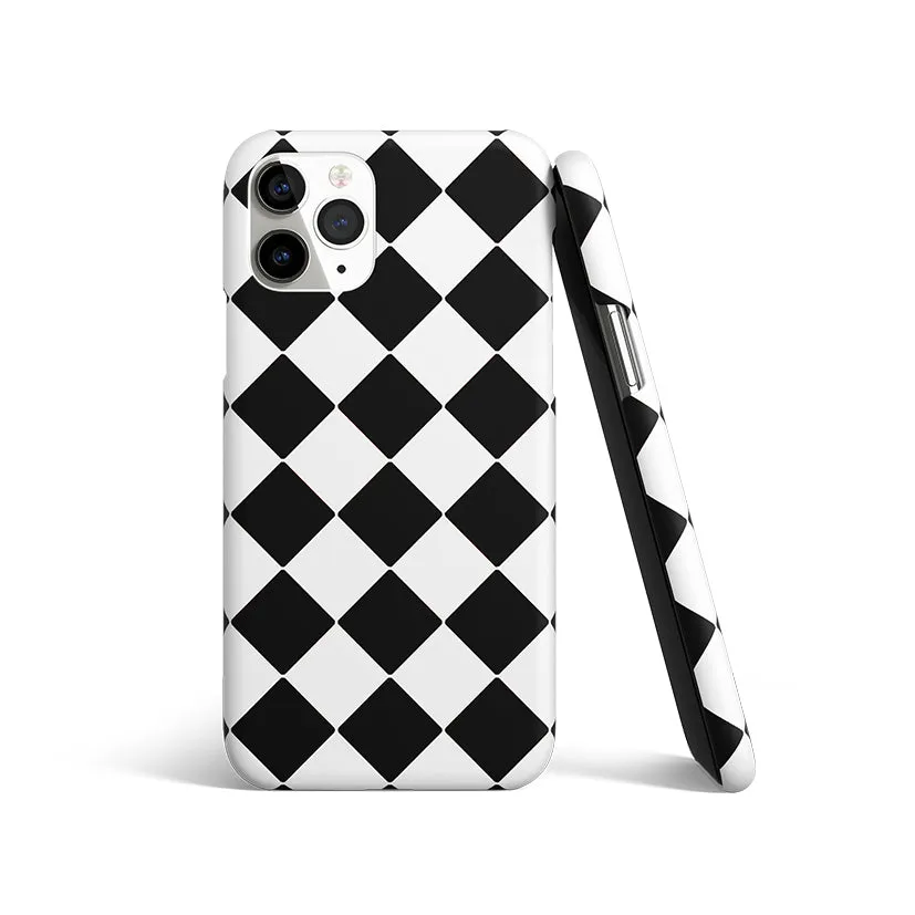 Diamond Check Phone Cover | Matte Case