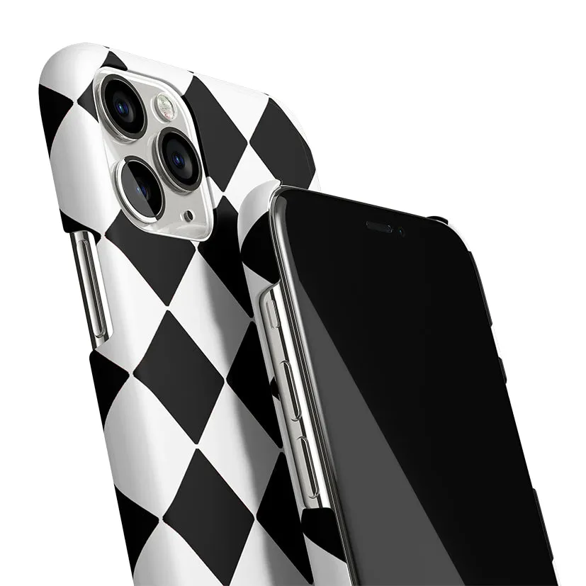 Diamond Check Phone Cover | Matte Case