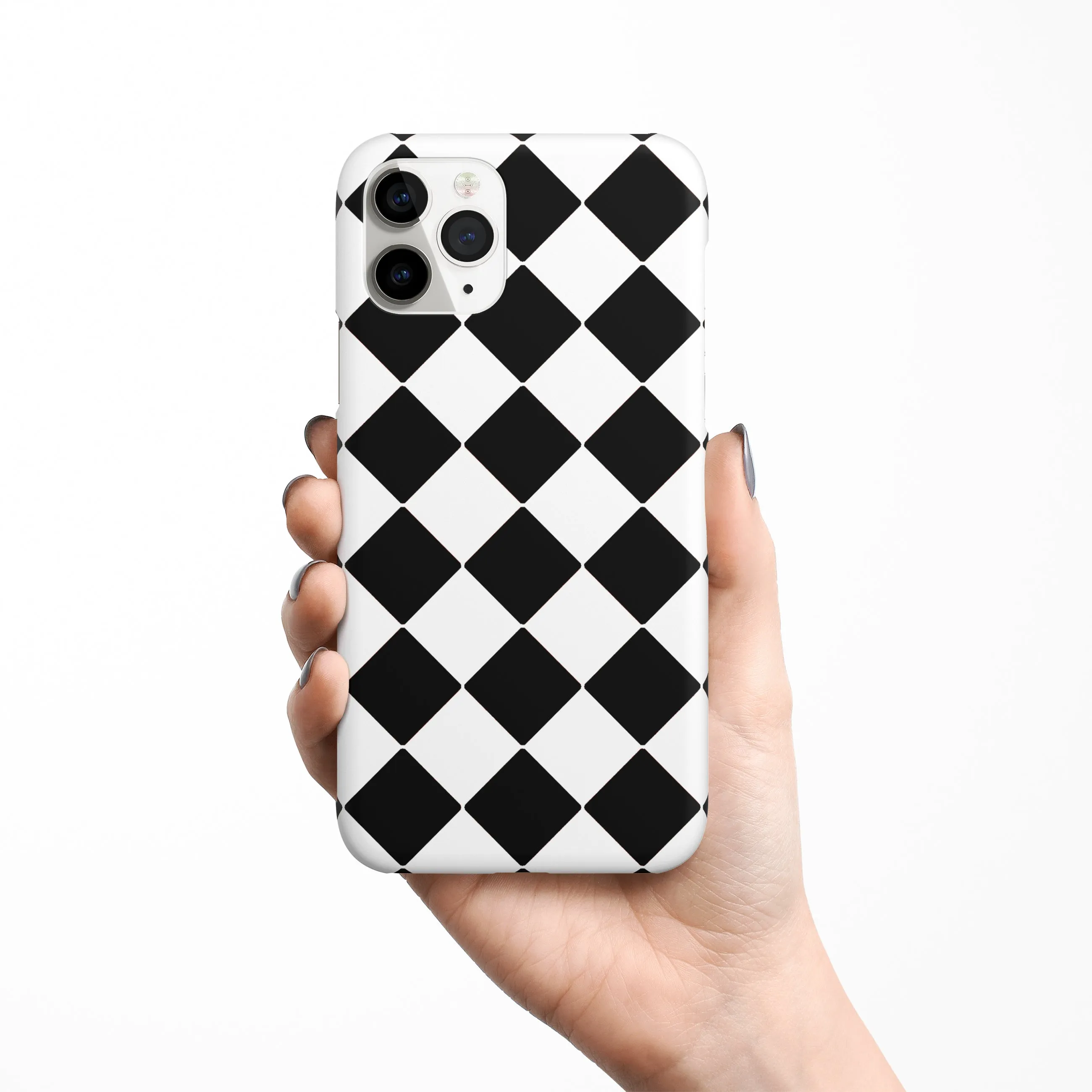 Diamond Check Phone Cover | Matte Case