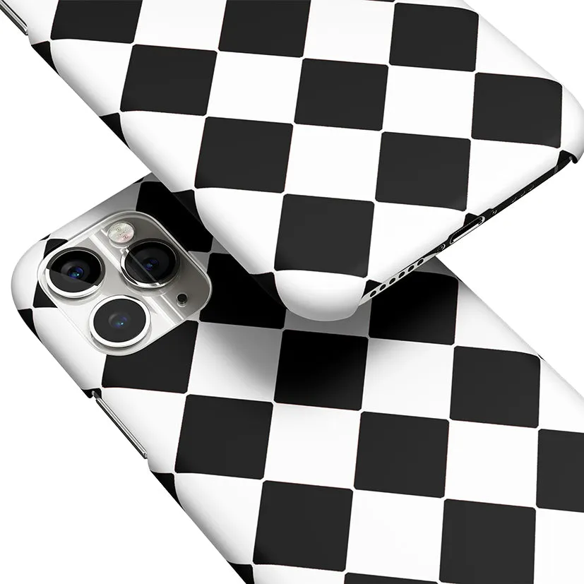 Diamond Check Phone Cover | Matte Case