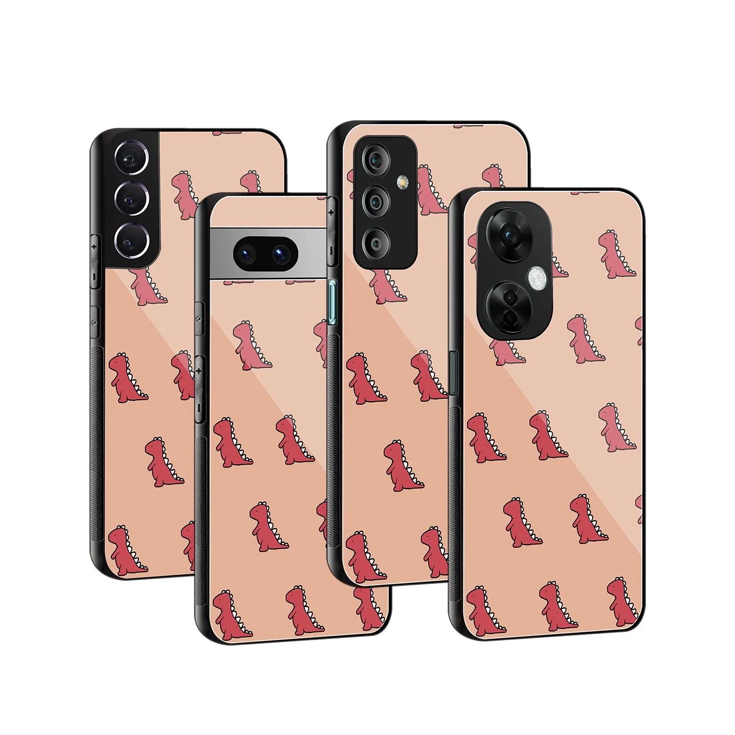 Dino Red Phone Cover | Glass Case