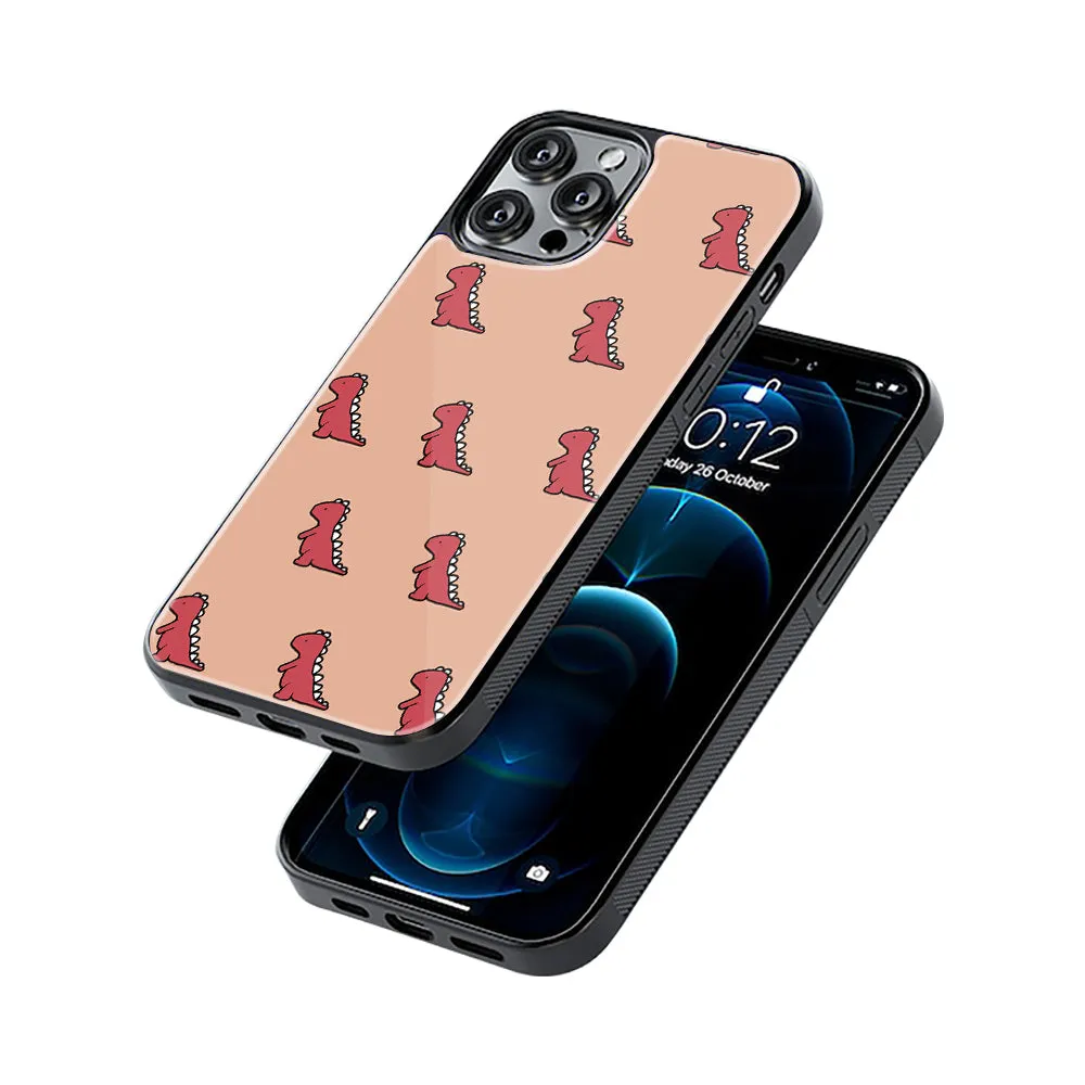 Dino Red Phone Cover | Glass Case