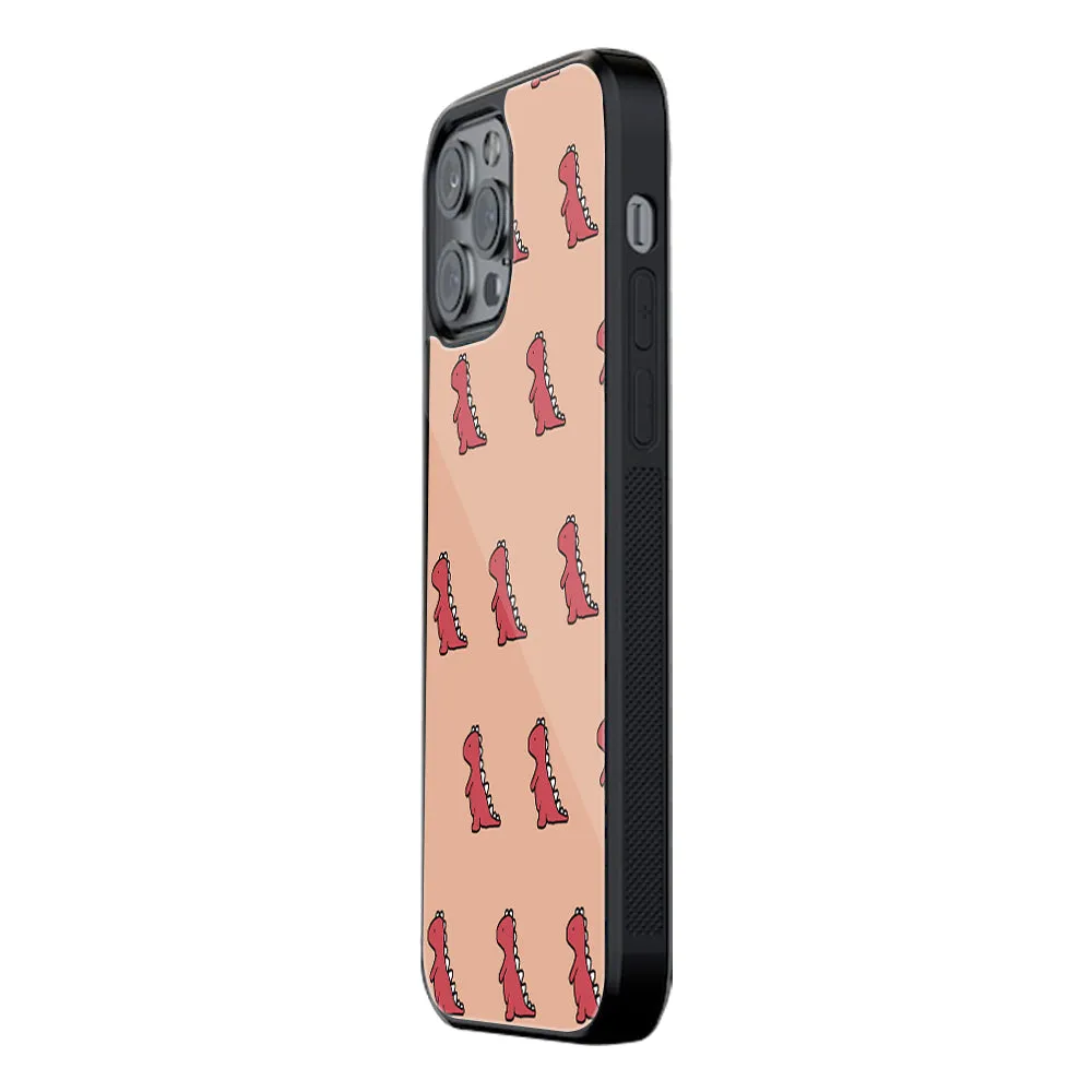 Dino Red Phone Cover | Glass Case
