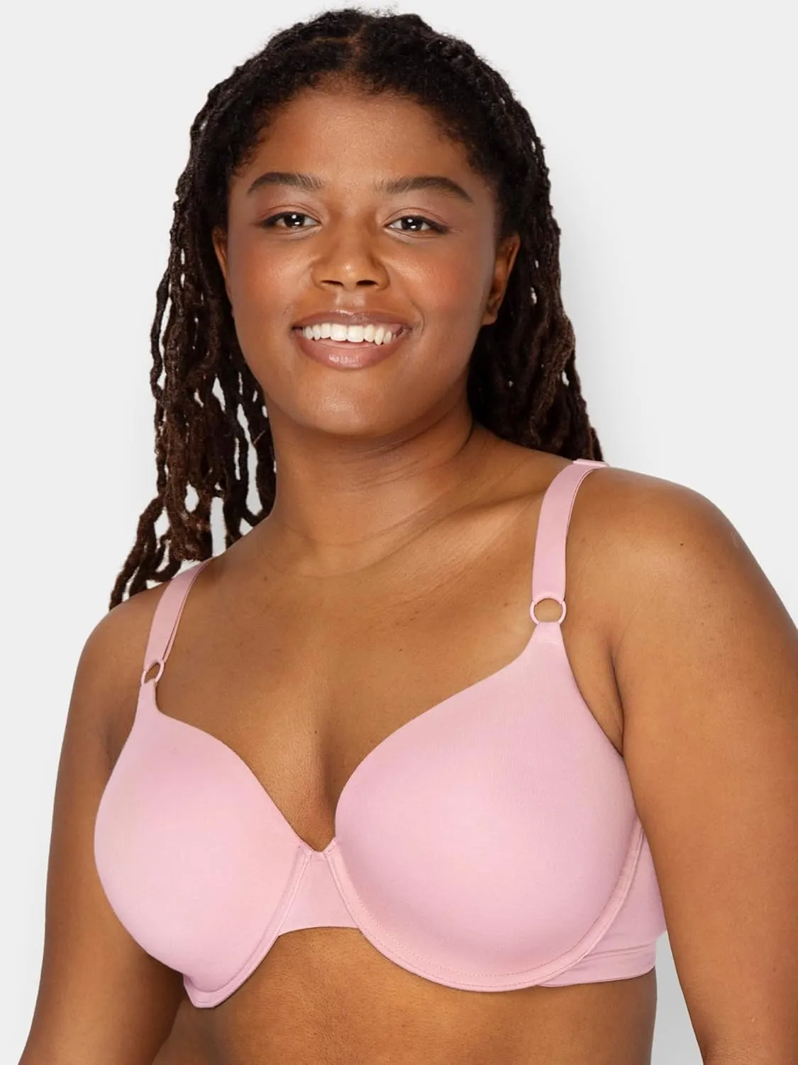 Fruit of the Loom Women's Smooth Cotton T-Shirt Bra Pack - Ultra-Soft, Flexible, and Invisible Under Tees