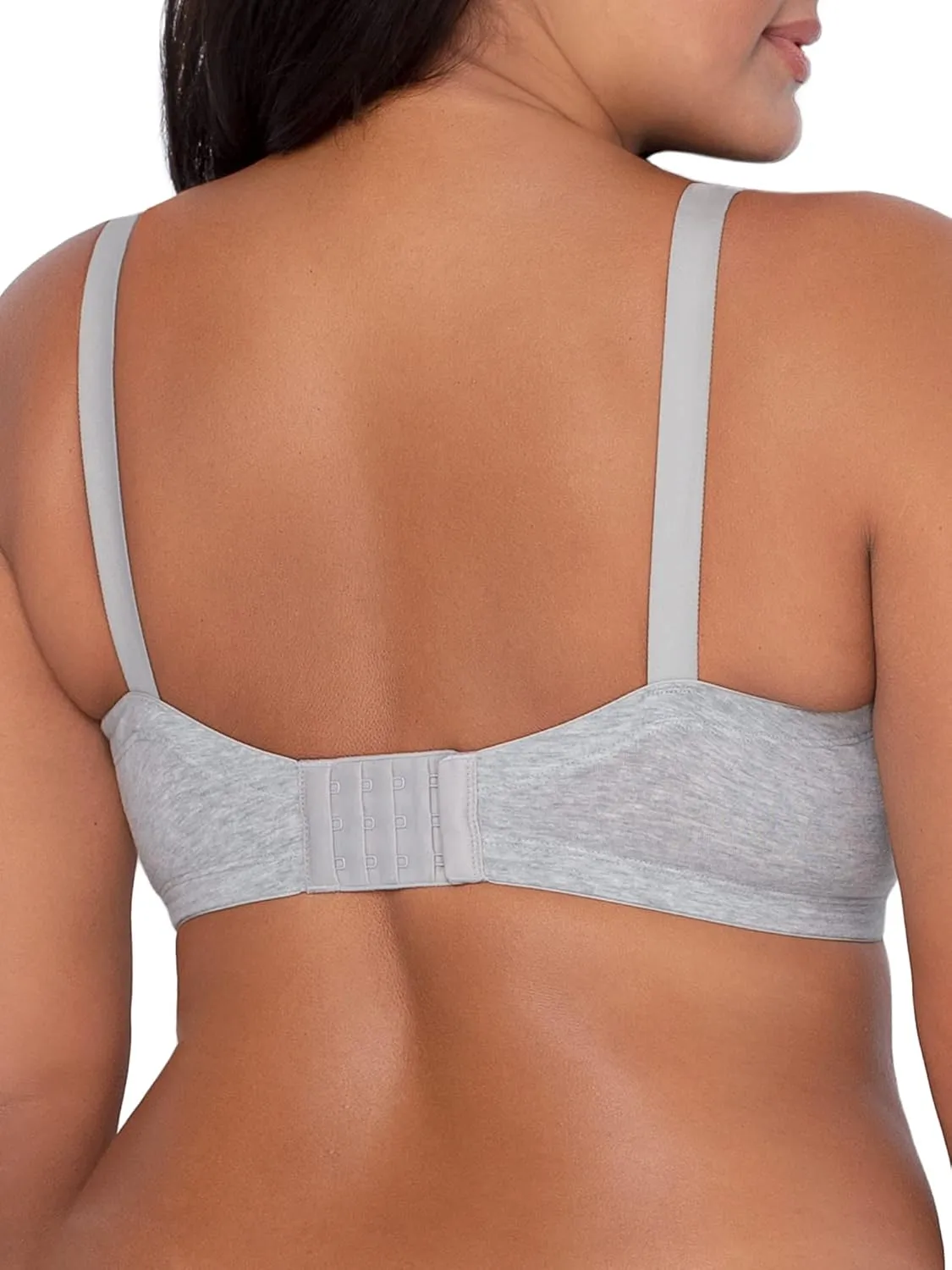 Fruit of the Loom Women's Smooth Cotton T-Shirt Bra Pack - Ultra-Soft, Flexible, and Invisible Under Tees