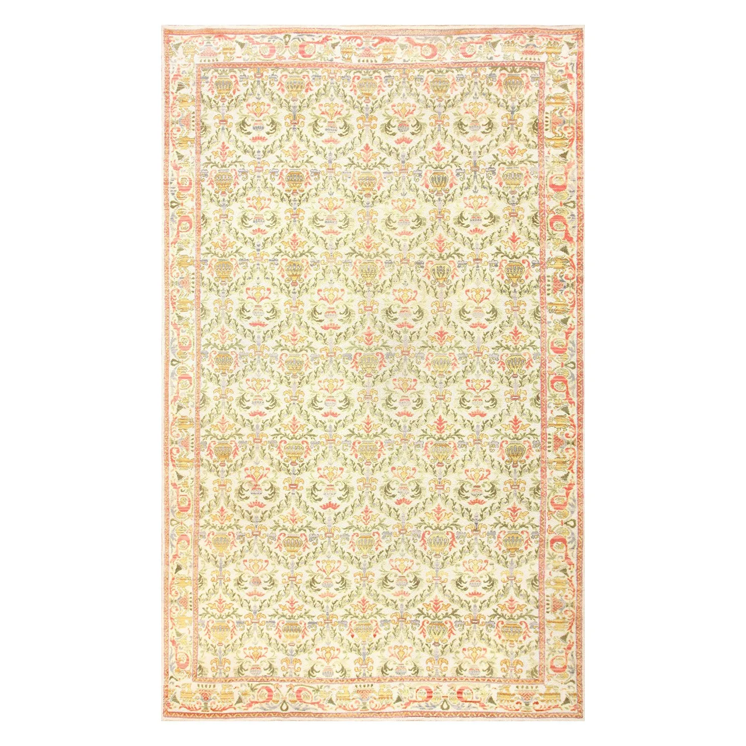 Ivory Antique Spanish Rug - 9'7" x 15'7"