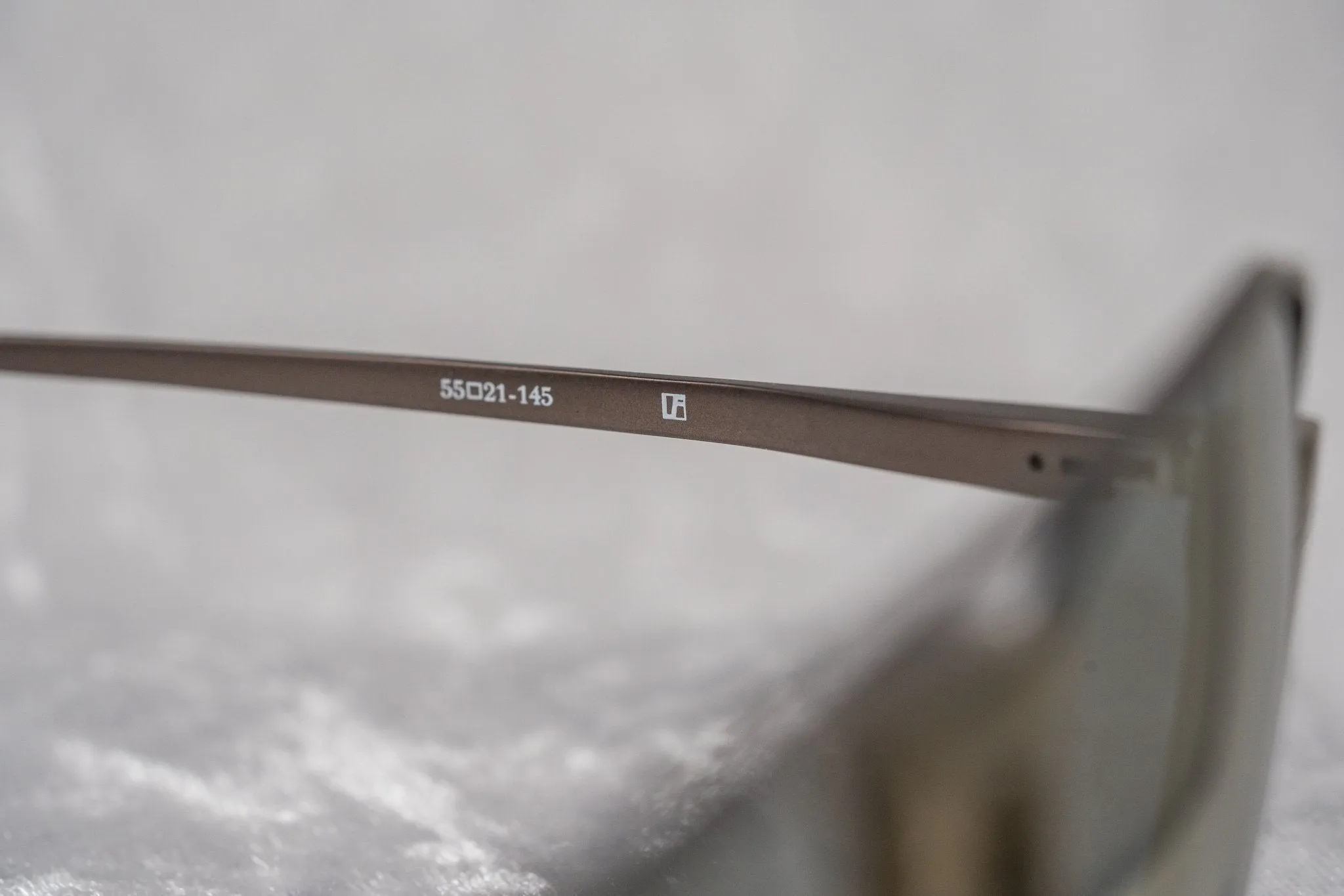 Kris Van Assche Sunglasses Khaki and Gold