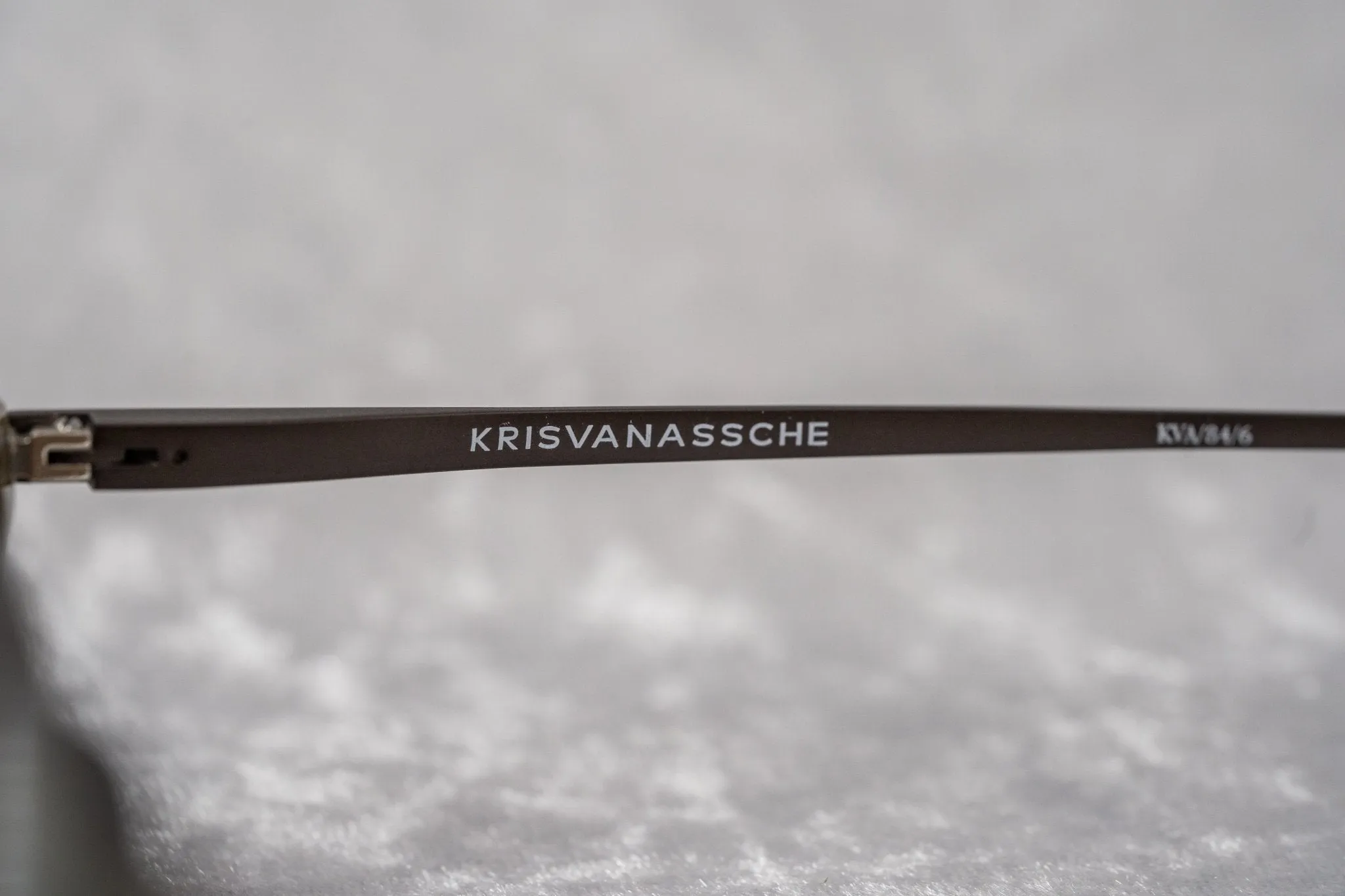 Kris Van Assche Sunglasses Khaki and Gold