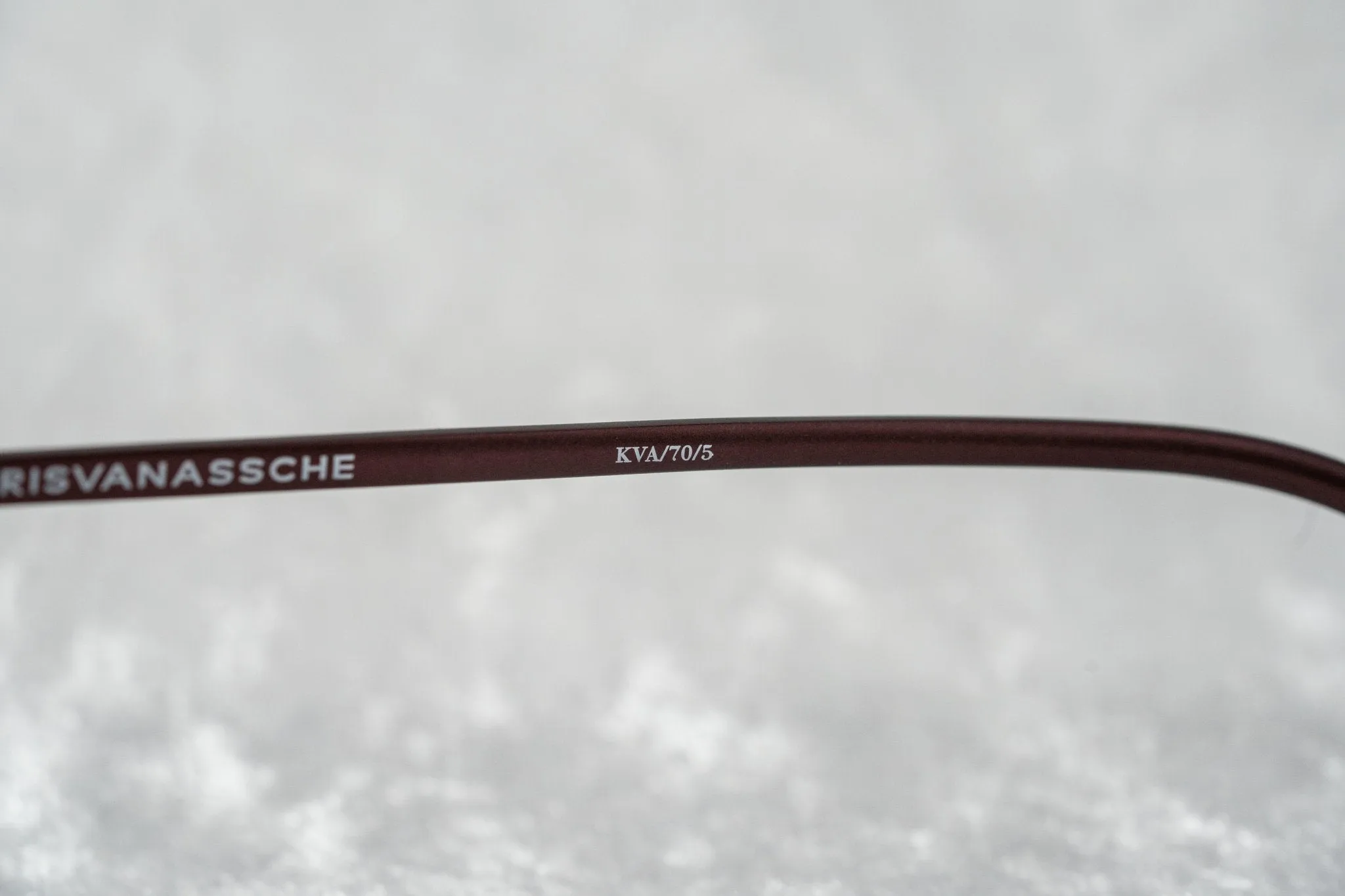 Kris Van Assche Sunglasses Round Burgundy and Green KVA70C5SUN
