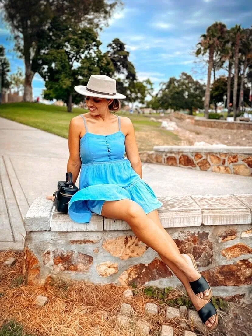 Lanzom Women Vintage Wide Brim Warm Wool Fedora Hat Belt Panama Hat Felt Jazz Hat