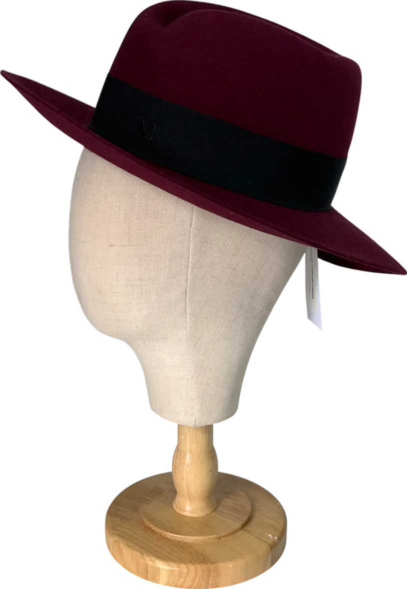 Maison Michel Red Virgine Felt Hat UK S