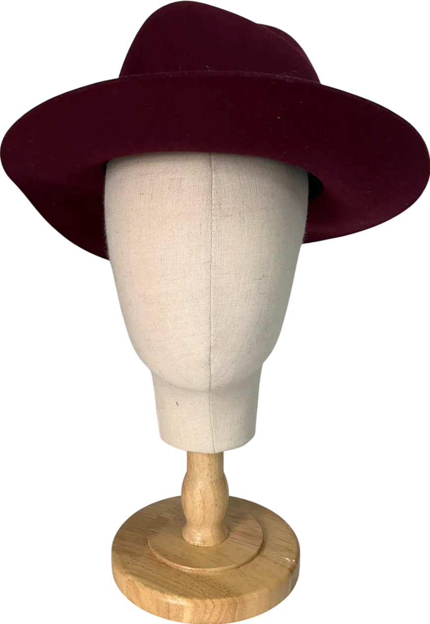 Maison Michel Red Virgine Felt Hat UK S