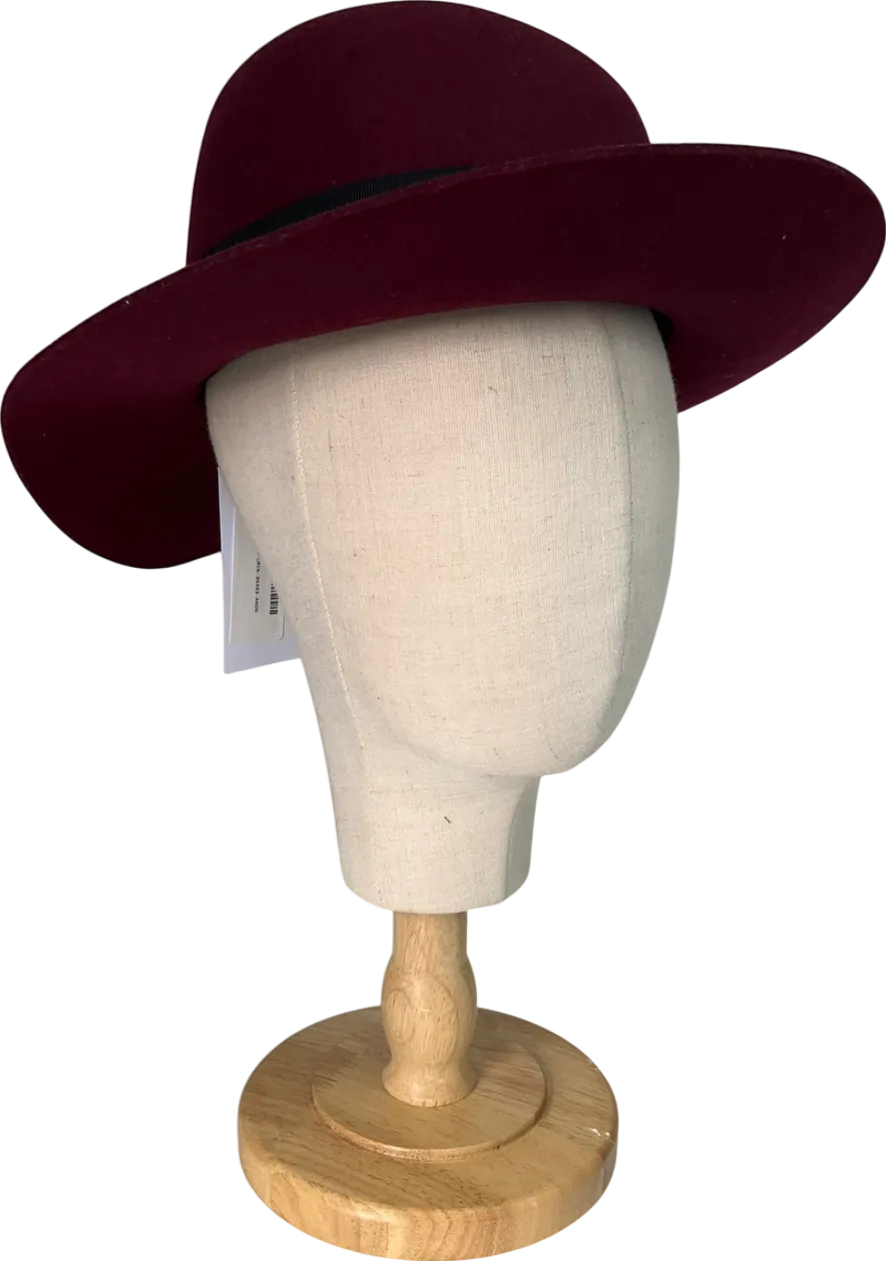 Maison Michel Red Virgine Felt Hat UK S