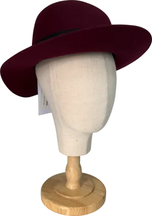 Maison Michel Red Virgine Felt Hat UK S