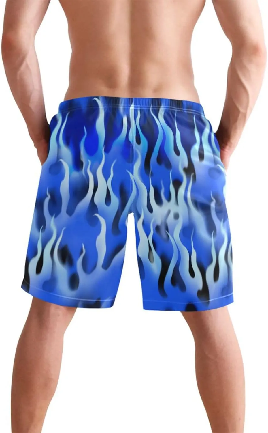 Men's Swim Trunks Board Shorts Quick Dry Swimsuit Swimwear Holiday Party Bathing Suit