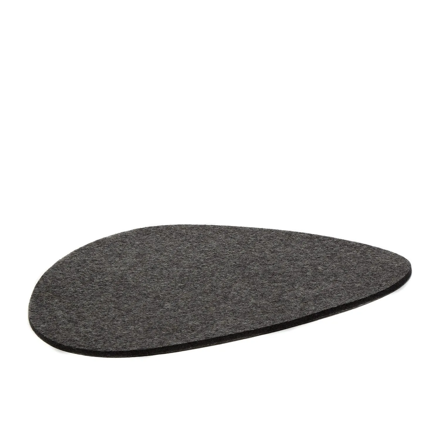 Merino wool felt trivets, stone shape large