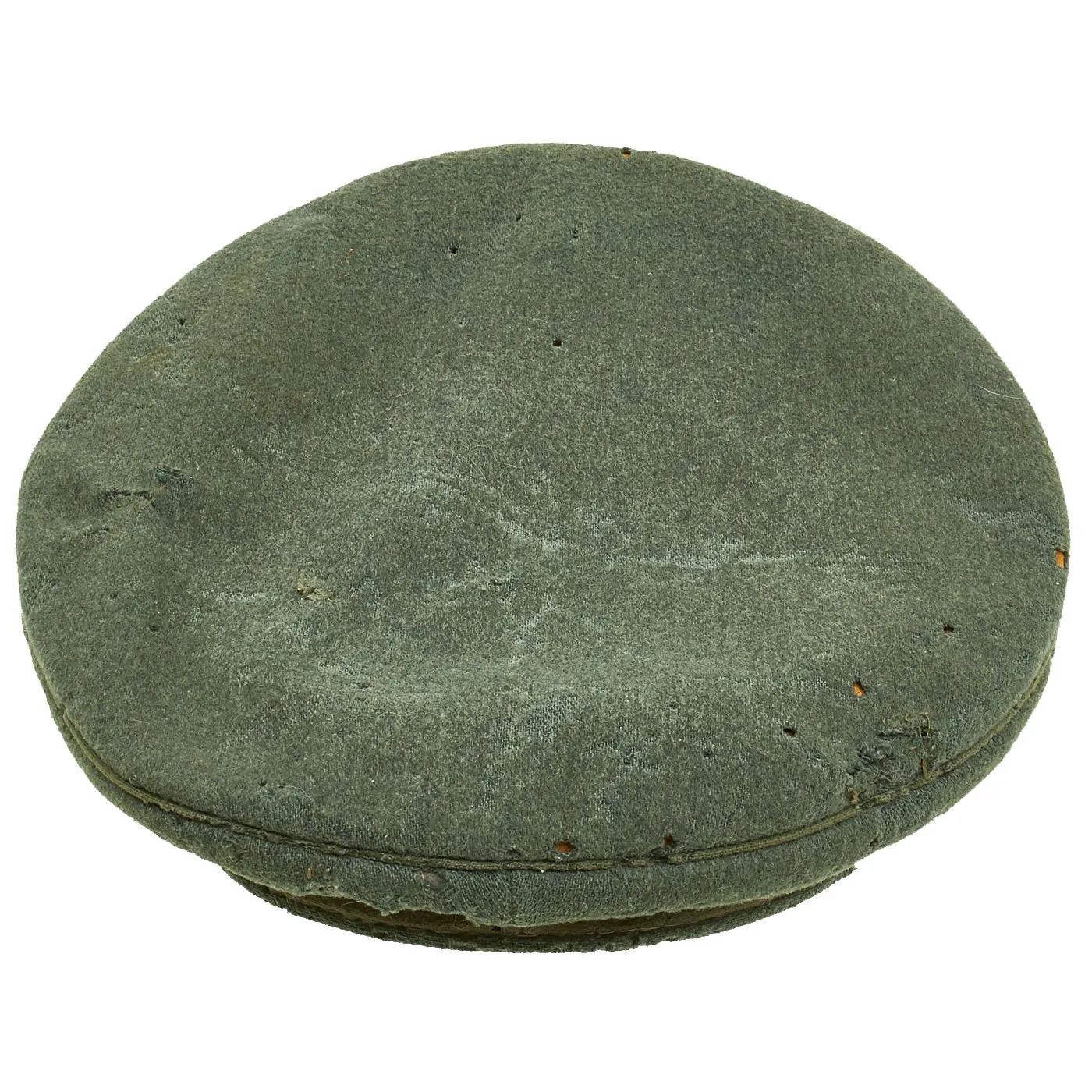 Original German Post-WWI Weimar Republic Era Freikorps Visor Cap with Totenkopf Badge - Size 59cm