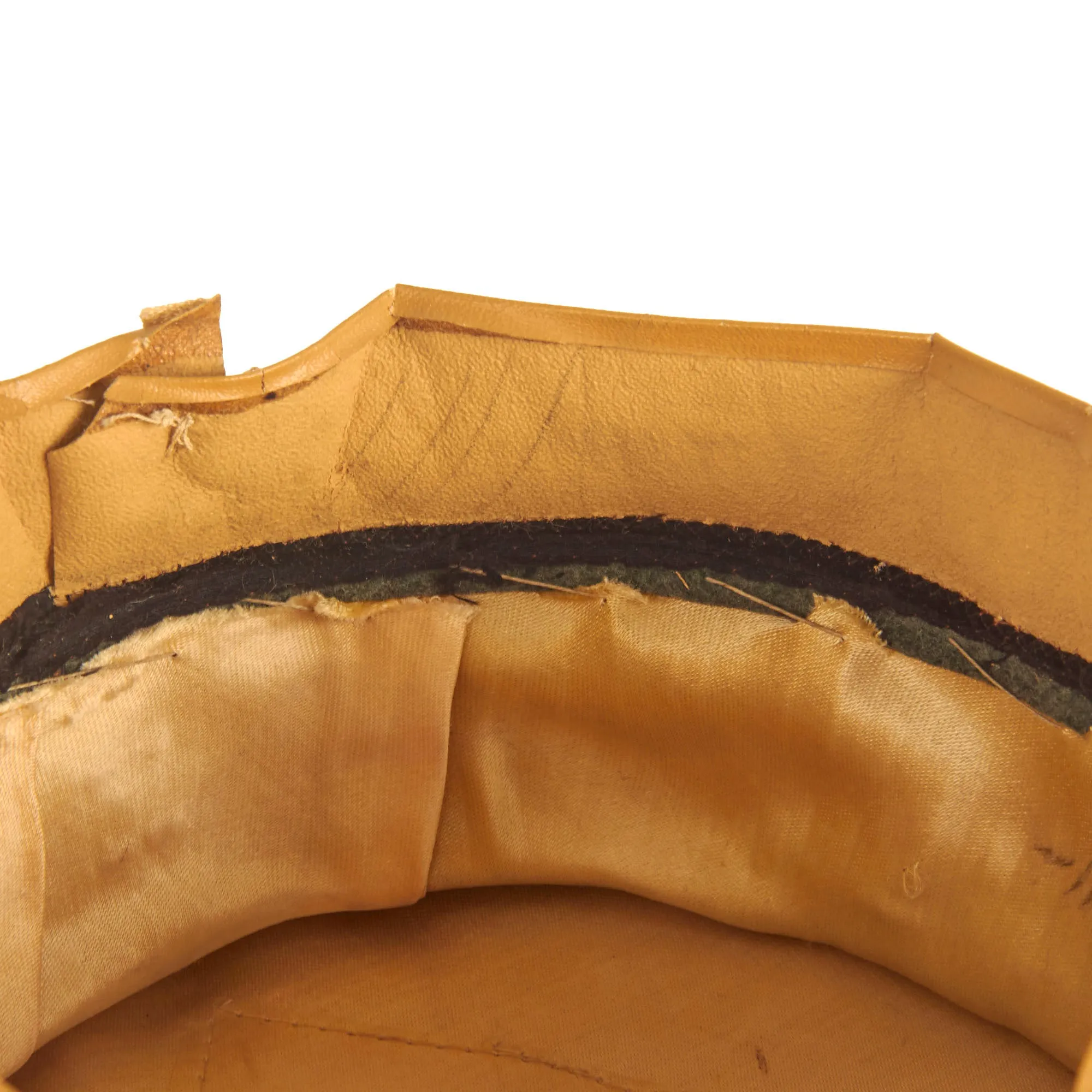 Original German WWII 17th Infantry Regiment Officers Schirmmütze Visor Cap by Peküro with Braunschweig Skull Traditions Badge
