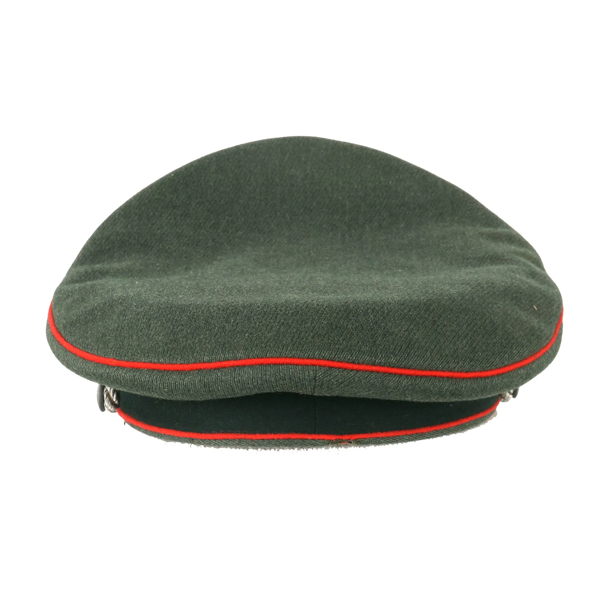 Original German WWII 1937 Dated Army Heer Artillery Officers Schirmmütze Visor Crush Cap by Ago - Size 55