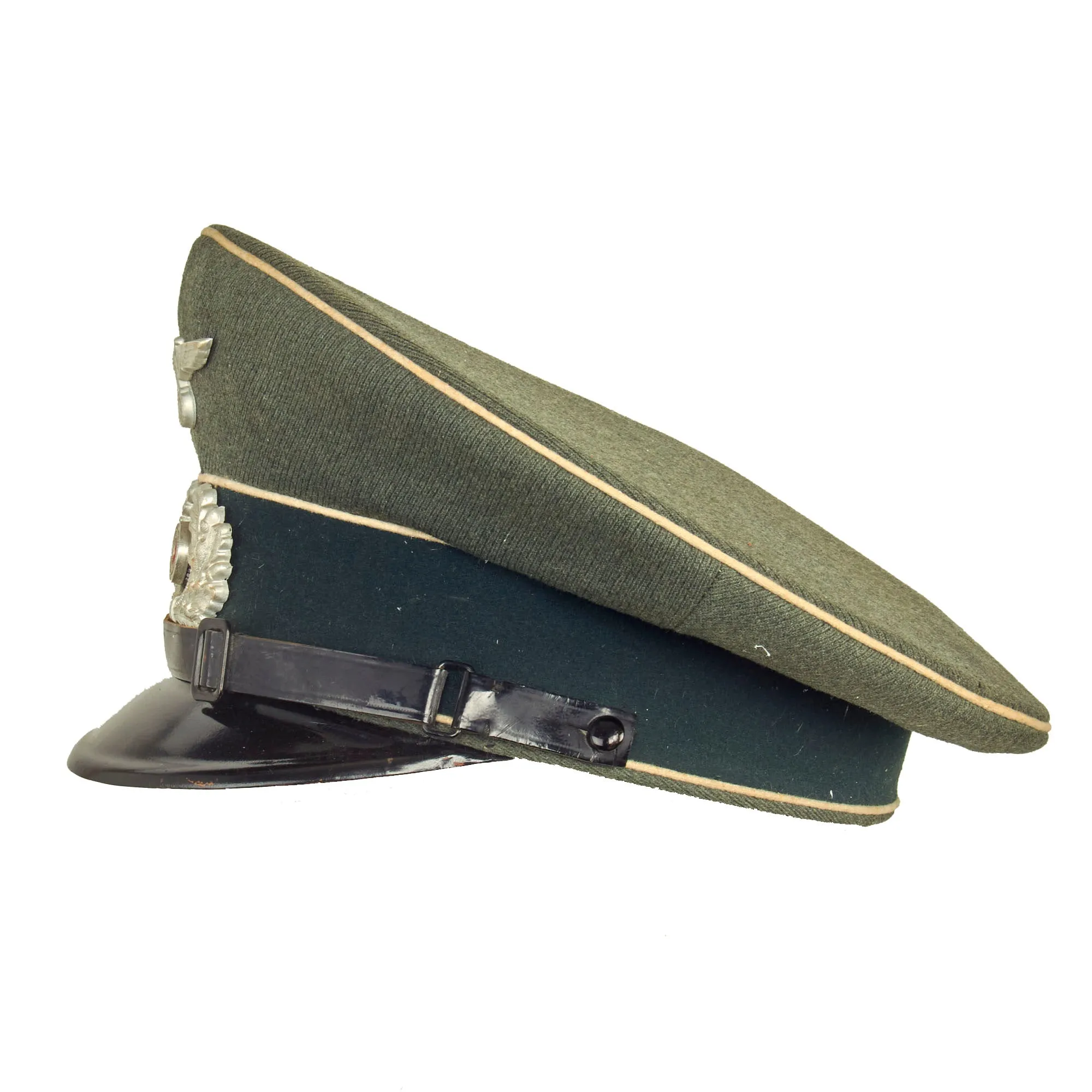 Original German WWII 1938 Dated Army Heer Infantry EM/NCO Schirmmütze Visor Cap by Clemens Wagner - Size 58 1/2