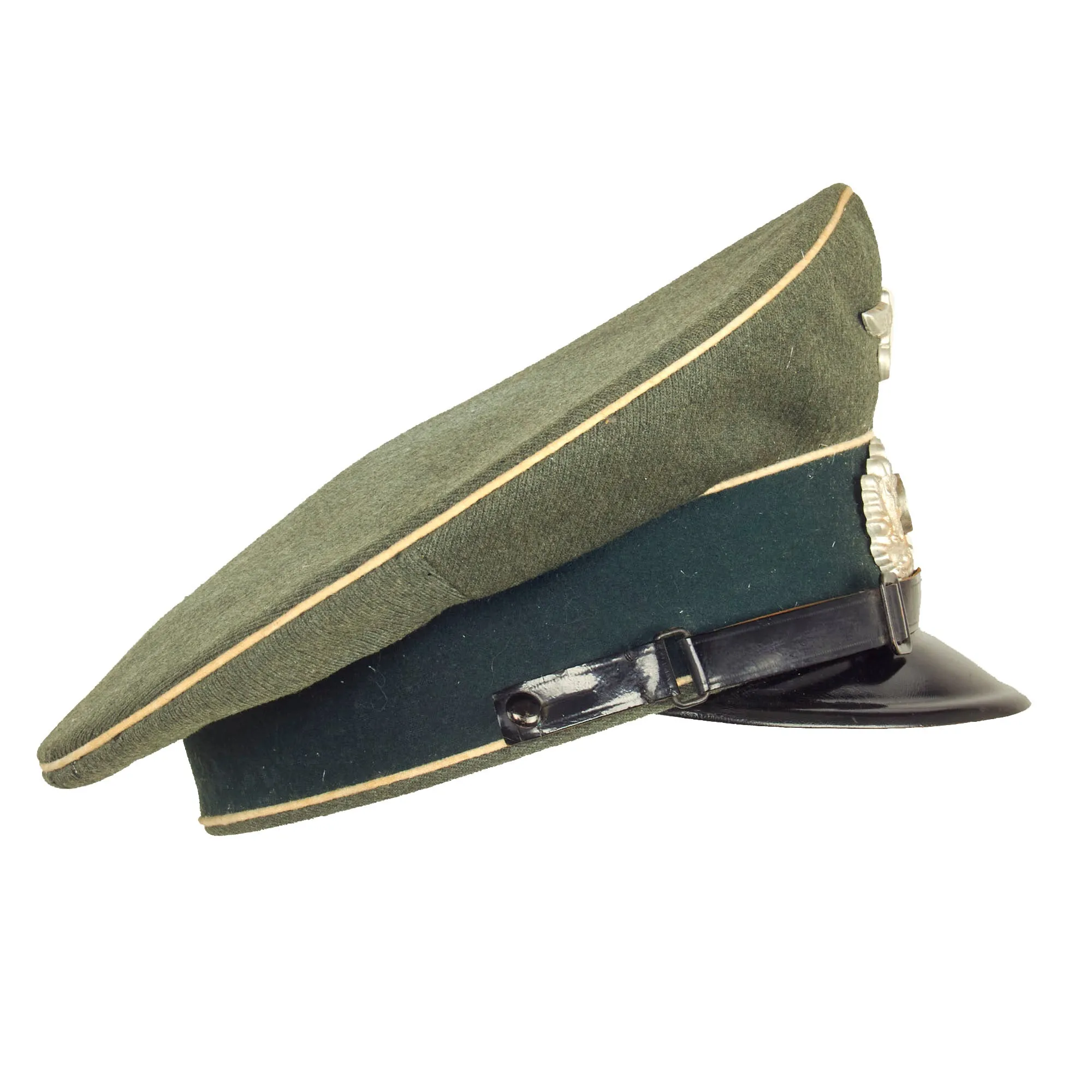 Original German WWII 1938 Dated Army Heer Infantry EM/NCO Schirmmütze Visor Cap by Clemens Wagner - Size 58 1/2