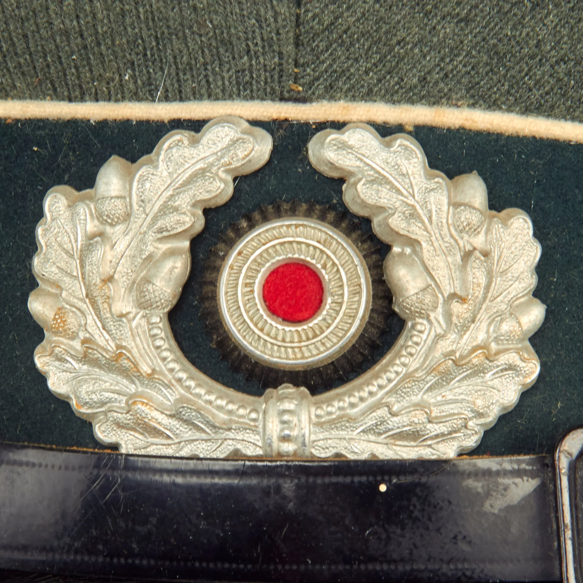 Original German WWII 1938 Dated Army Heer Infantry EM/NCO Schirmmütze Visor Cap by Clemens Wagner - Size 58 1/2
