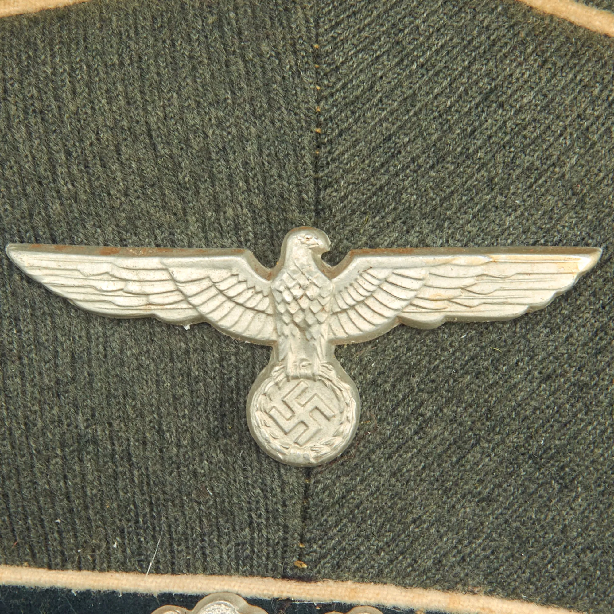 Original German WWII 1938 Dated Army Heer Infantry EM/NCO Schirmmütze Visor Cap by Clemens Wagner - Size 58 1/2